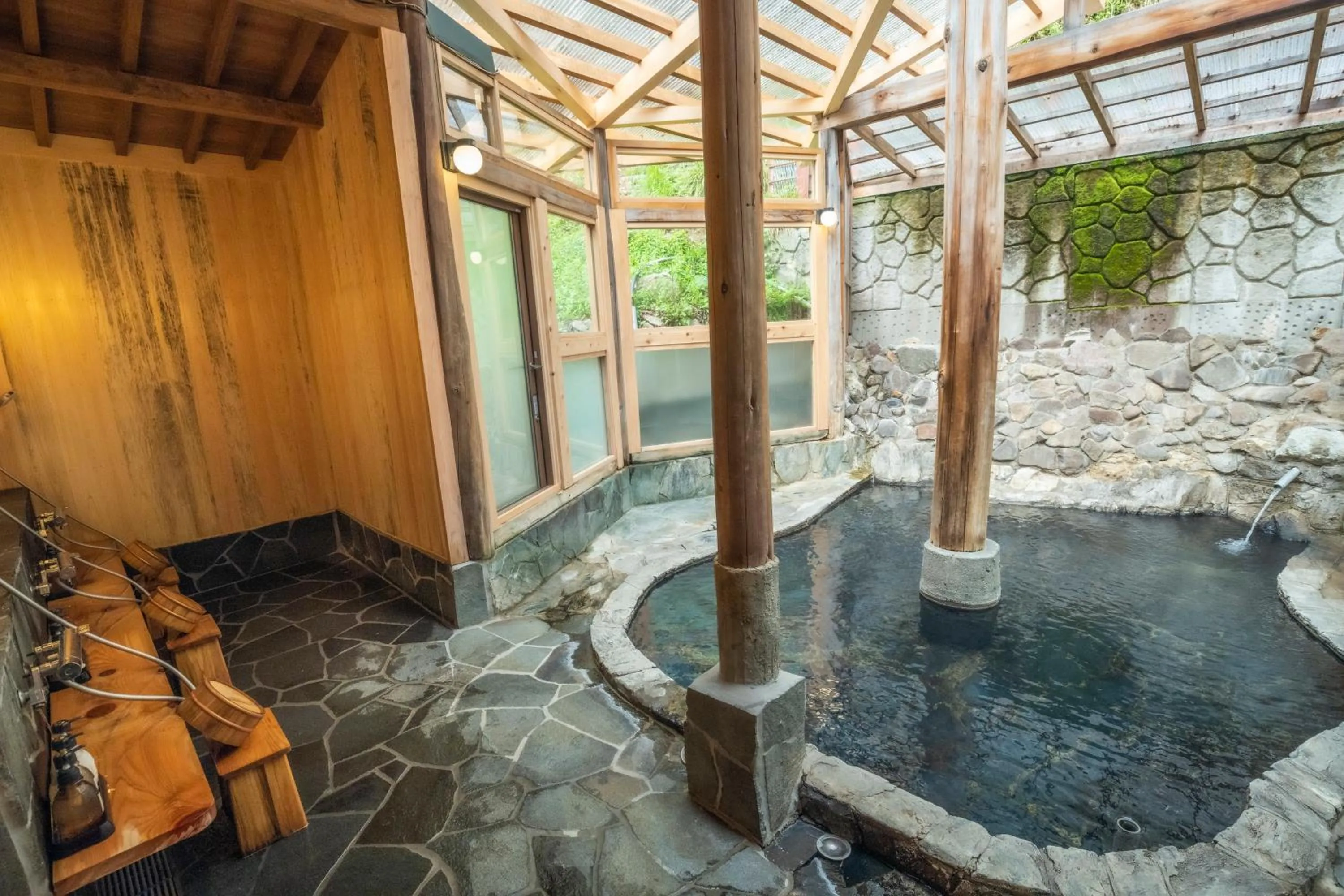 Hot Spring Bath in Hacho no Yu