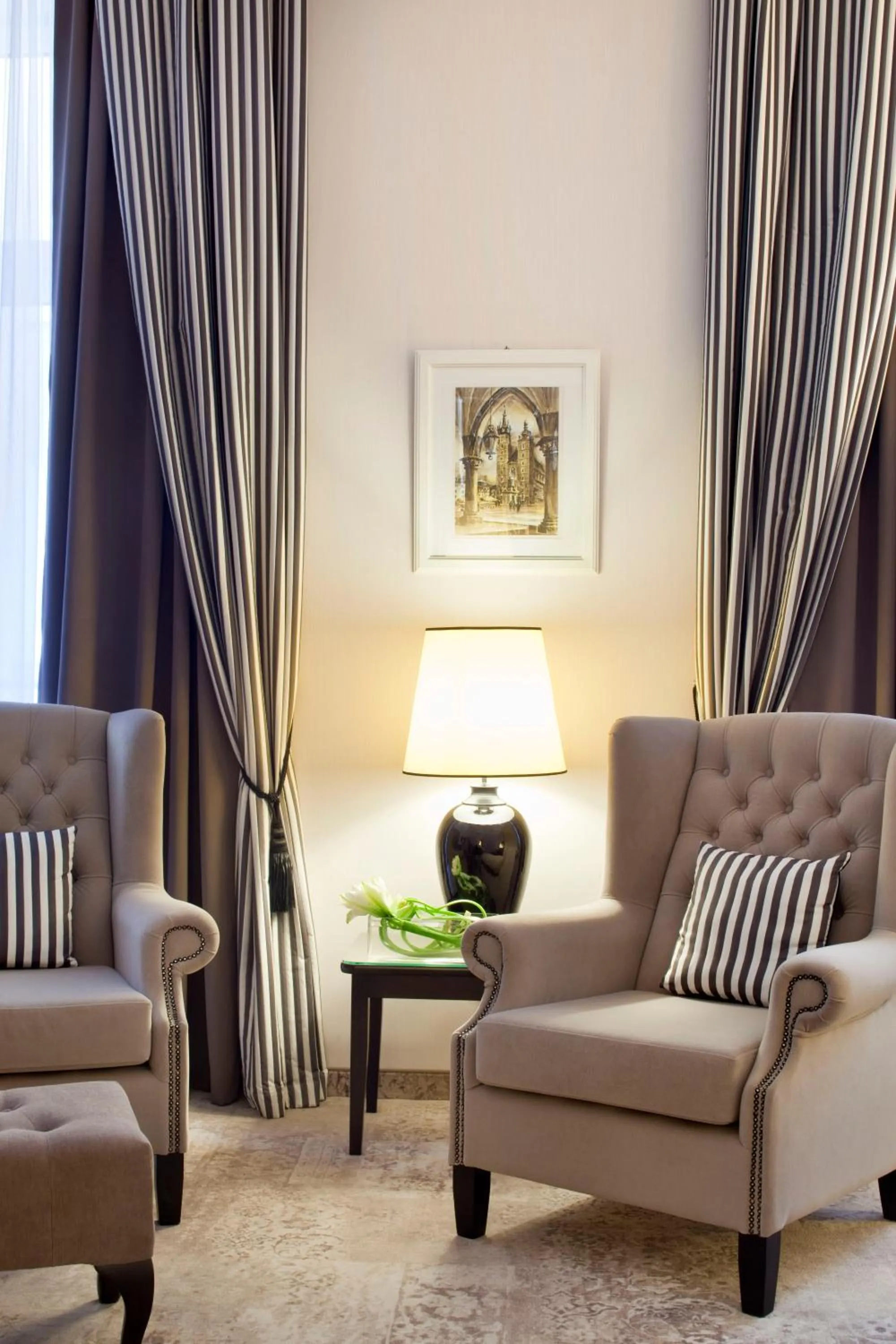 Seating area in Metropolitan Boutique Hotel