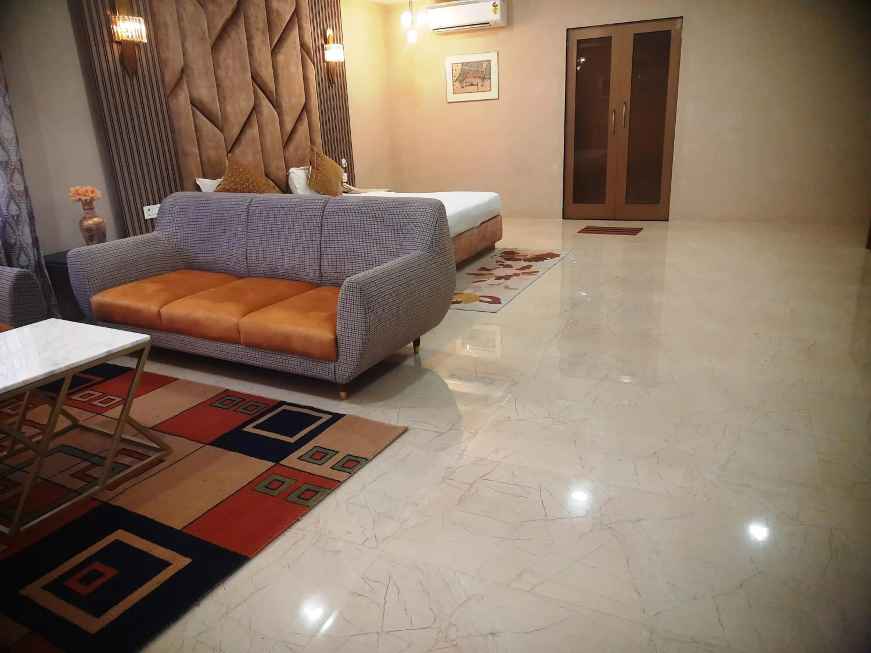 Seating area in Riddhi Siddhi Resorts