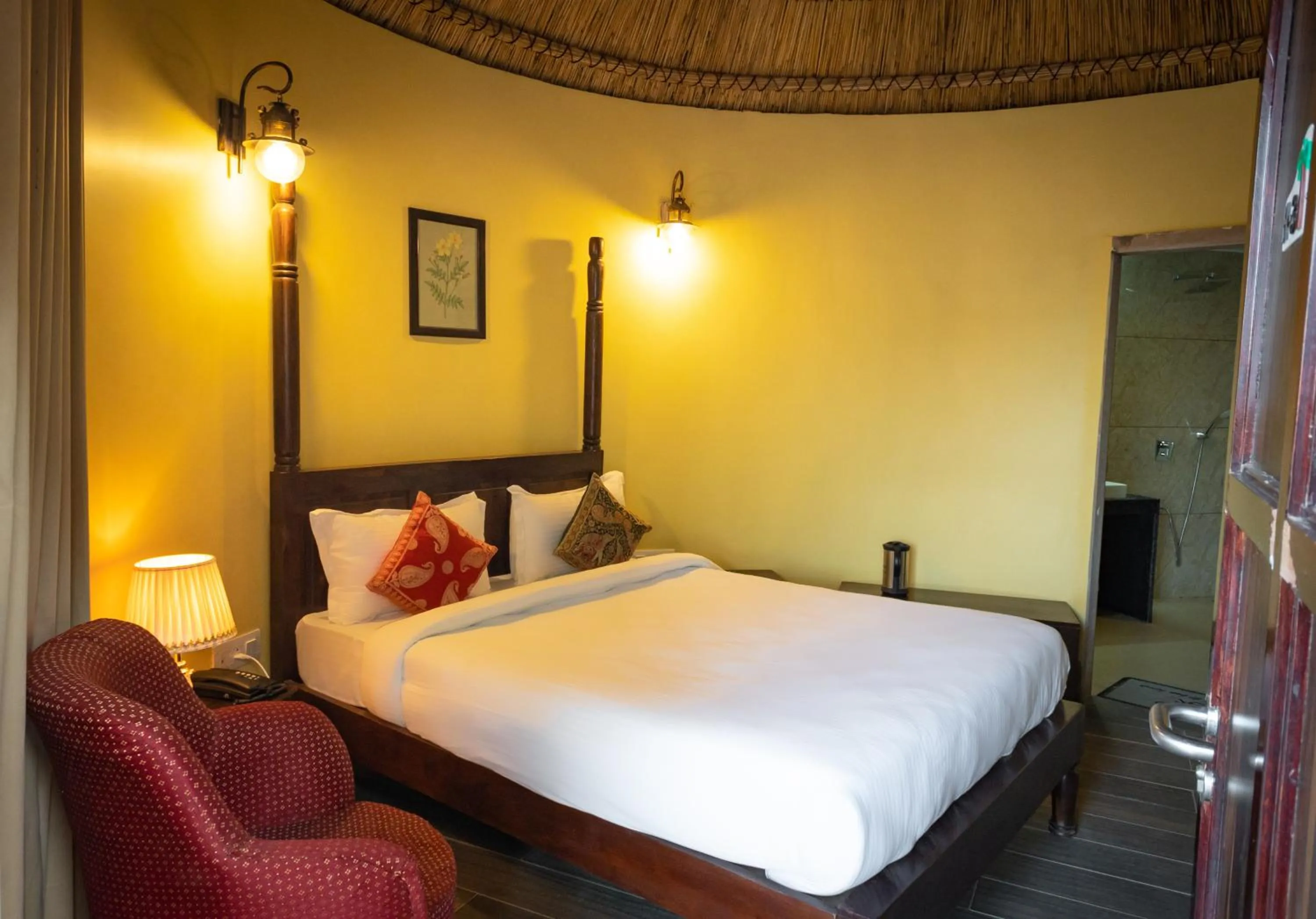 Bed in Riddhi Siddhi Resorts