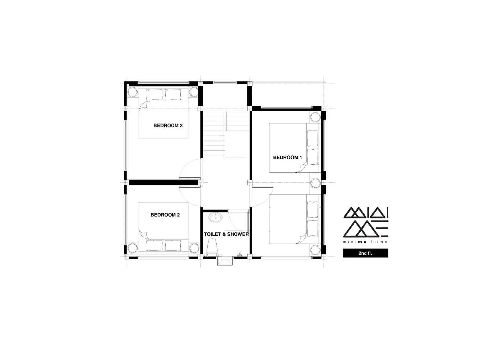 Floor plan in Mini-ME Home, A Cozy Entire House in Old City