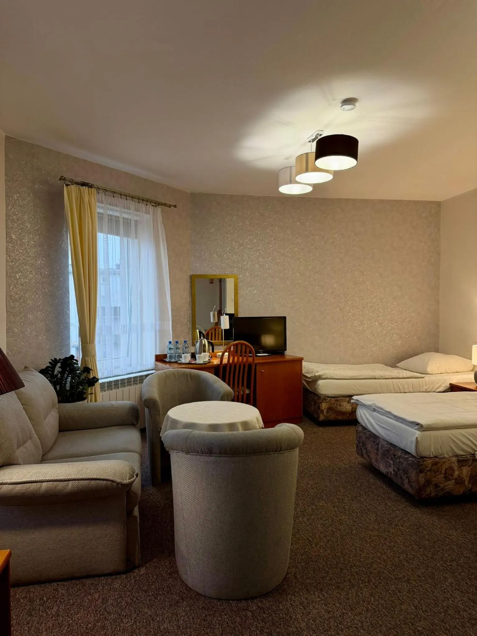 Bed in Hotel Dana