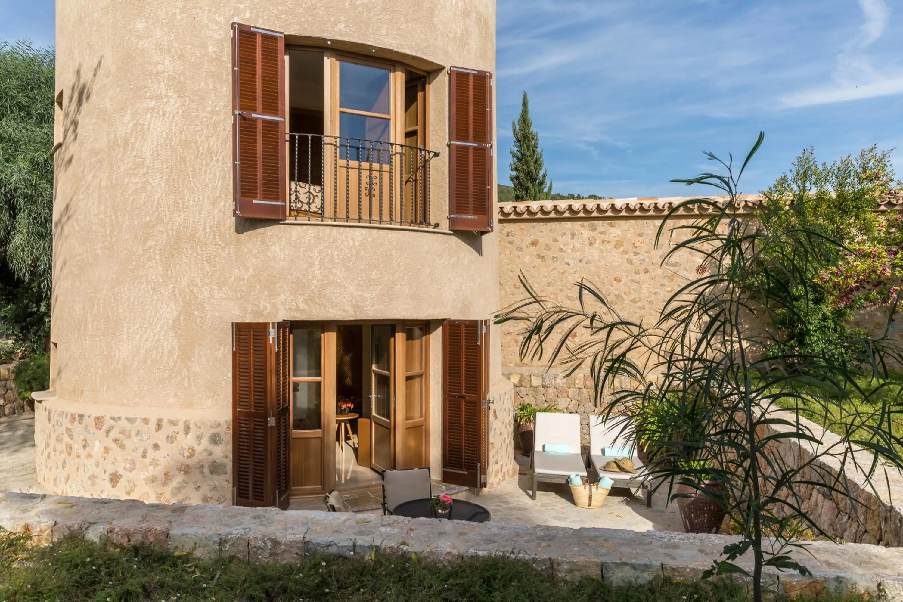 Garden in Castell Son Claret - The Leading Hotels of the World