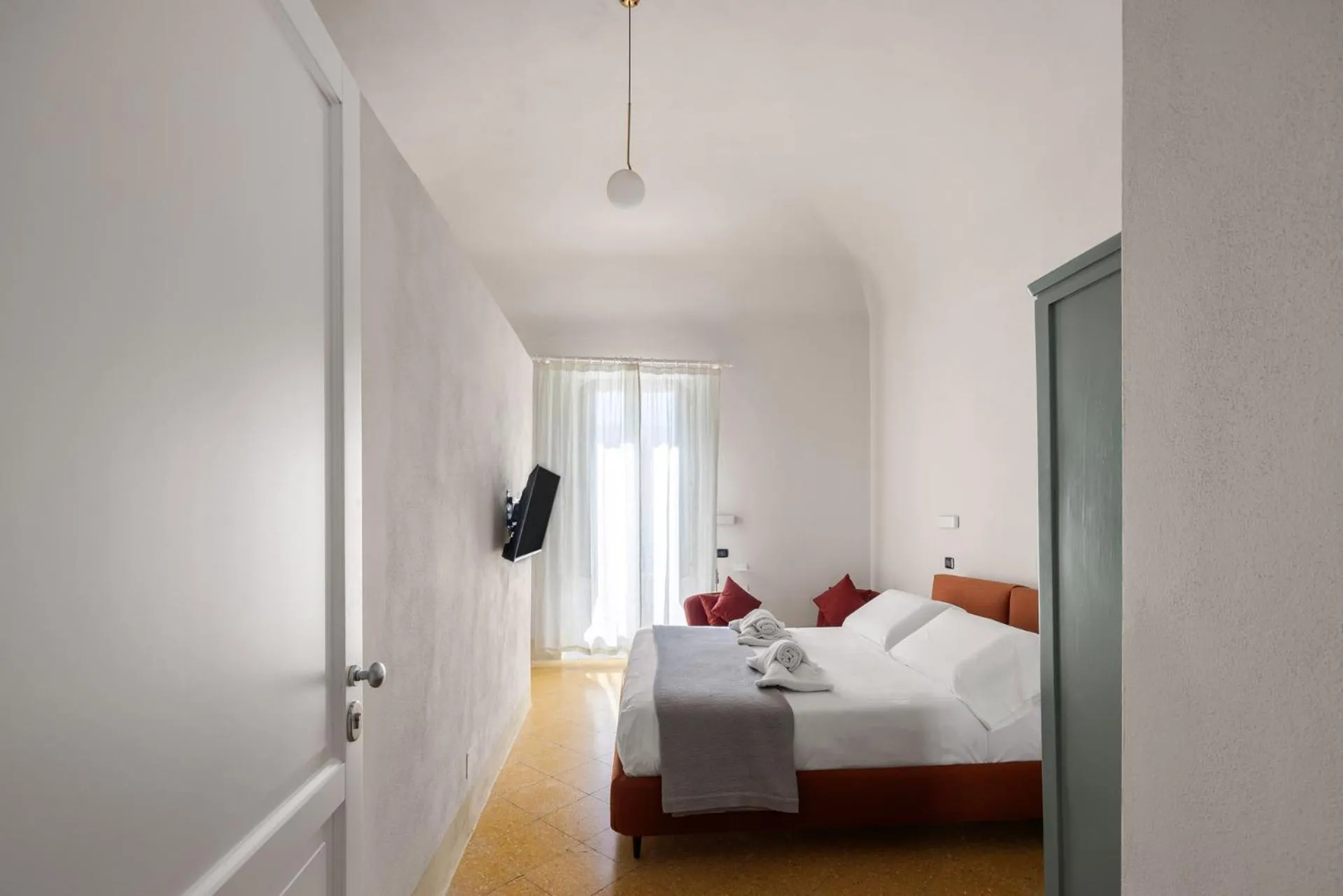 Bed in Palazzo Cavarretta - Le Stanze di Pinella