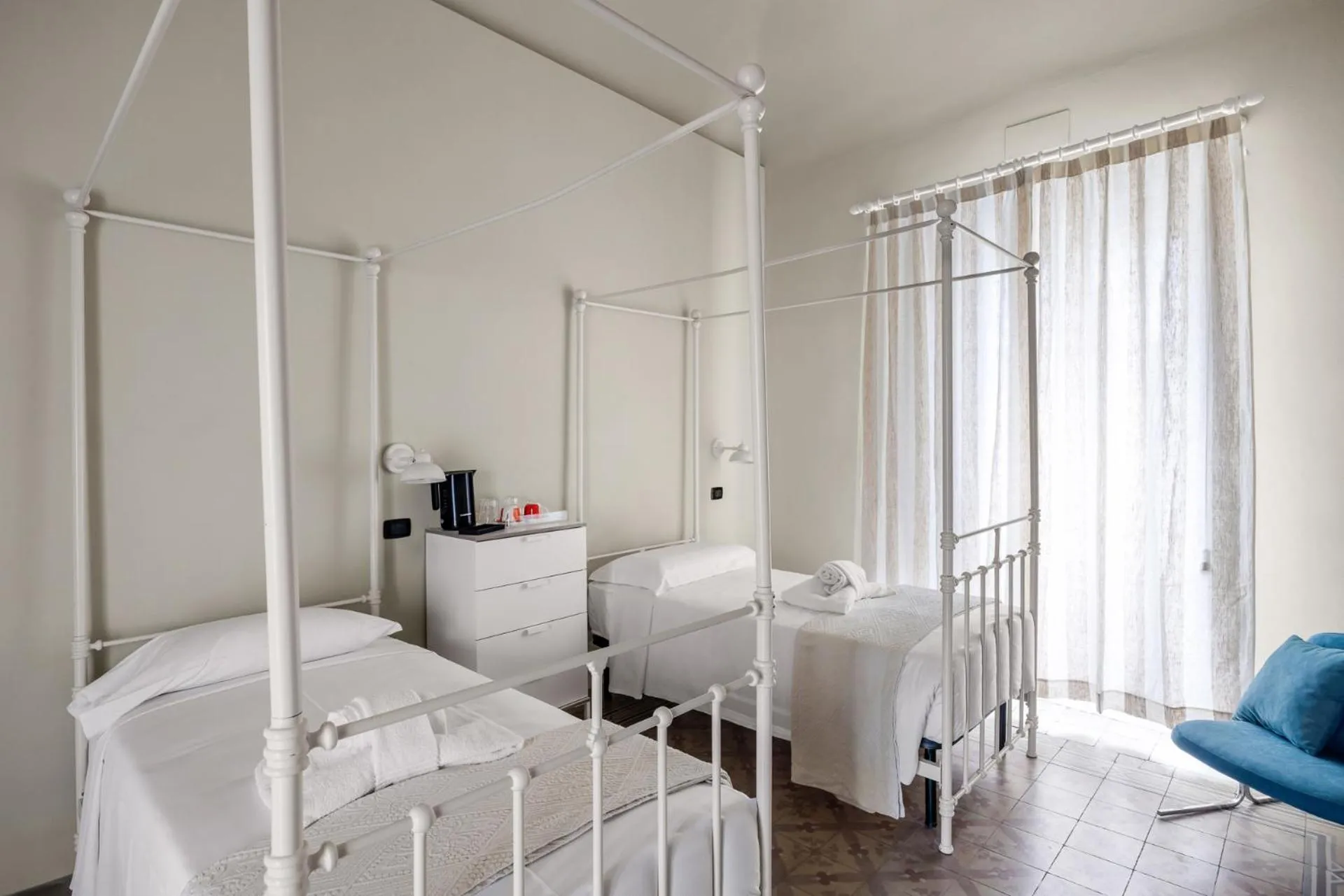 Bed in Palazzo Cavarretta - Le Stanze di Pinella