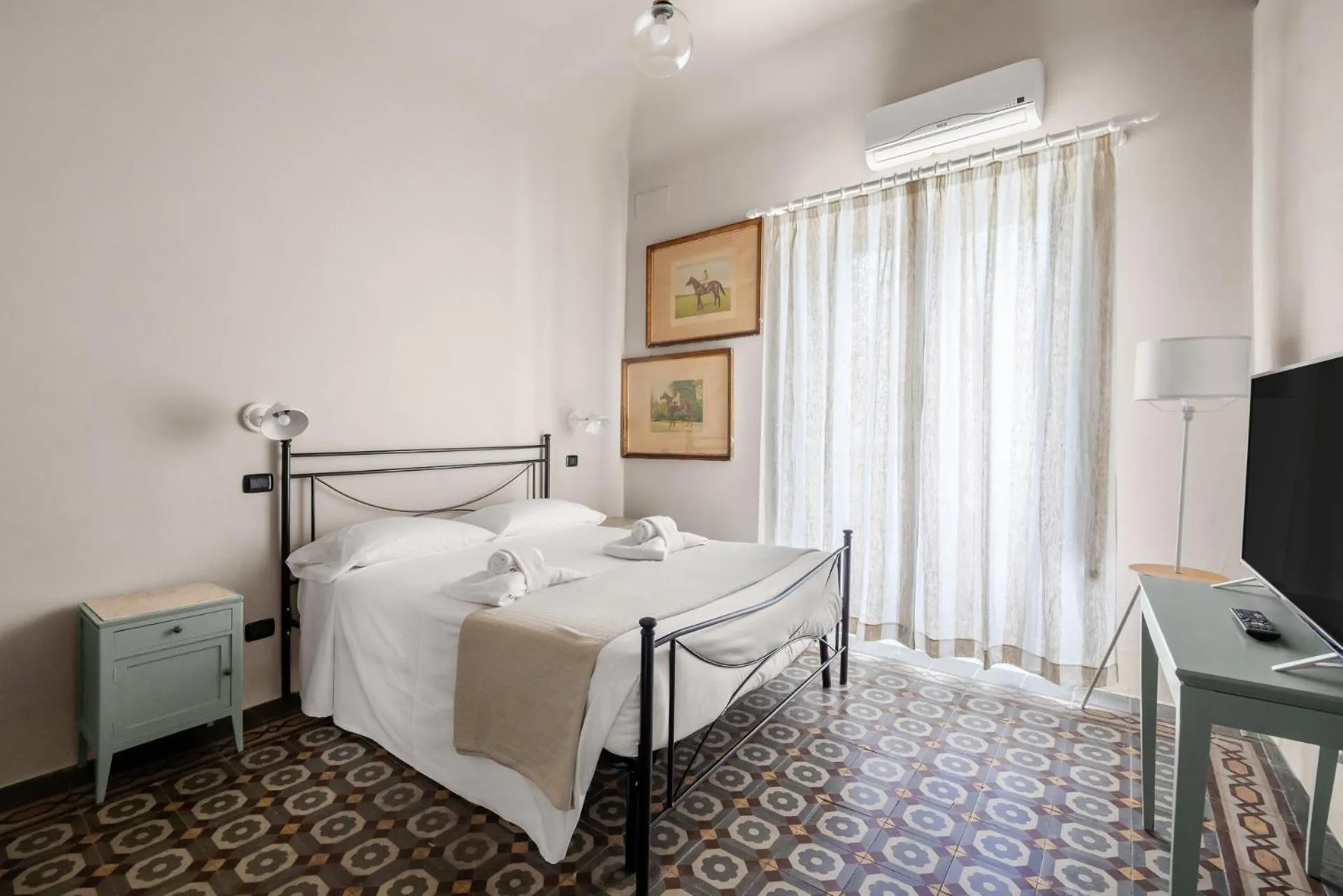 Bed in Palazzo Cavarretta - Le Stanze di Pinella