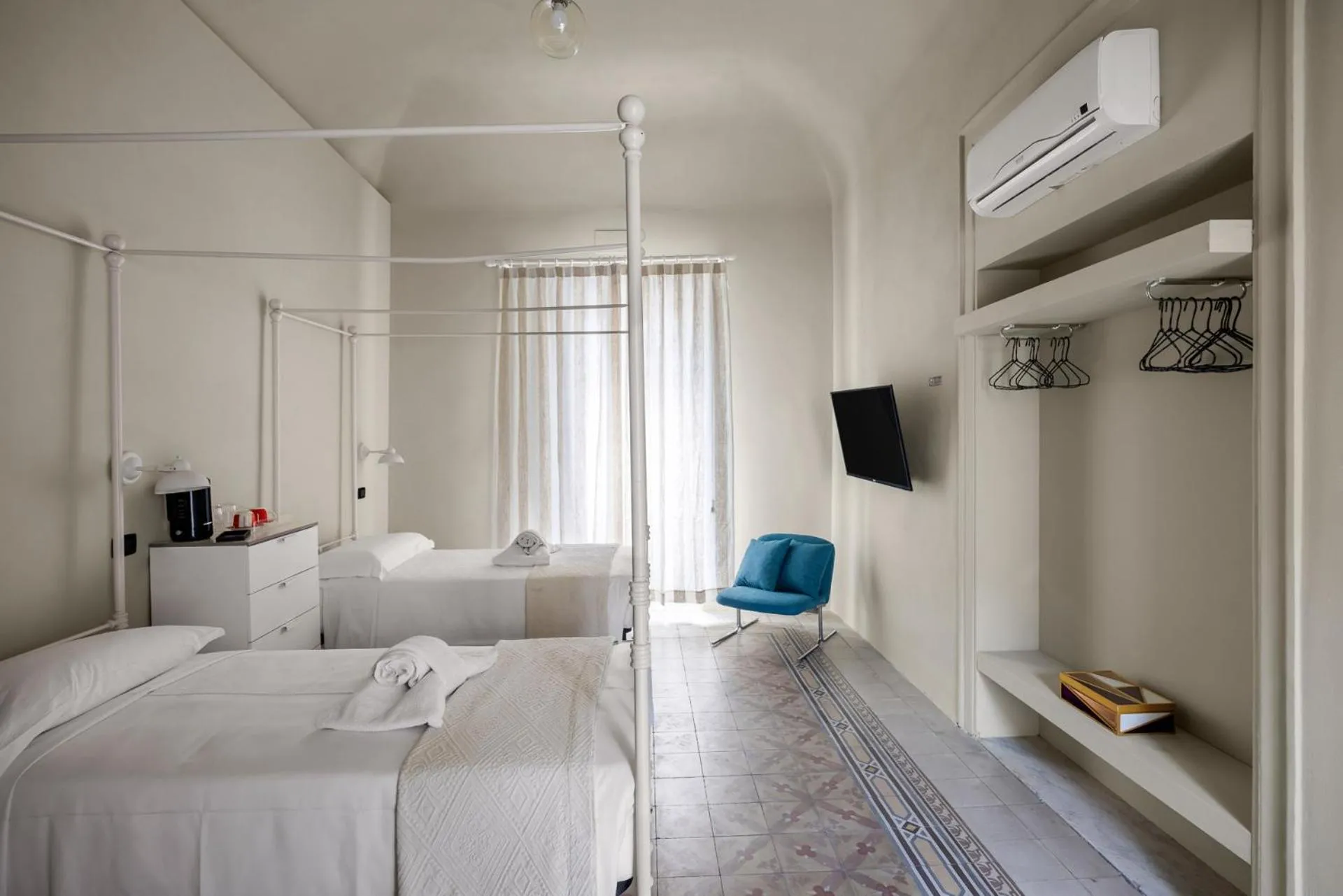 Bed in Palazzo Cavarretta - Le Stanze di Pinella