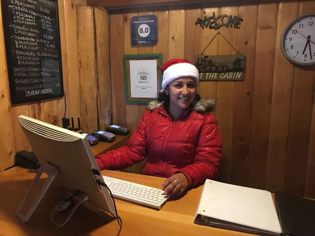 Lobby or reception in Cabañas El Estribo Hotel