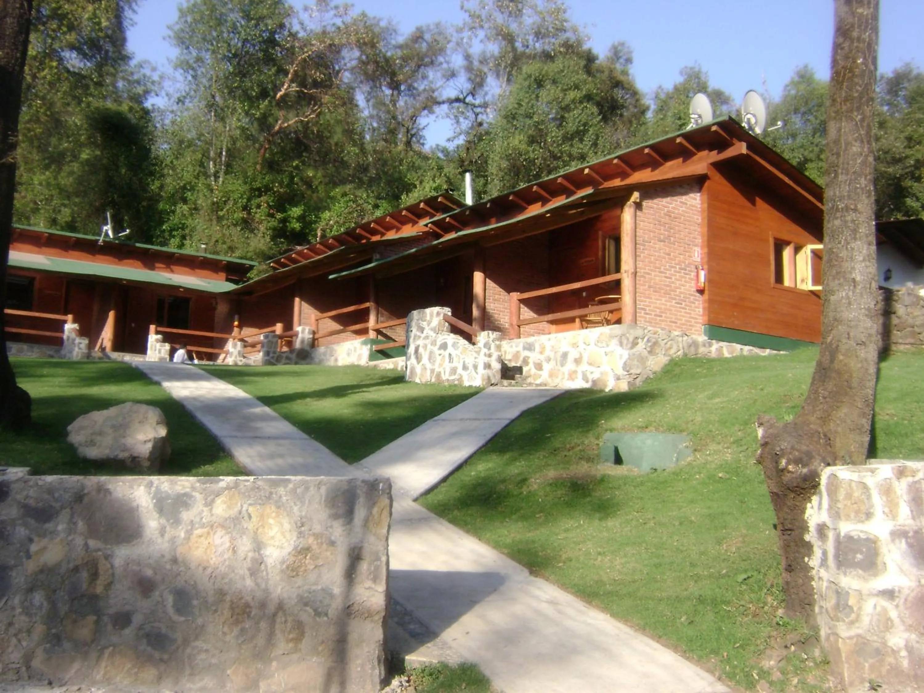 Garden in Cabañas El Estribo Hotel