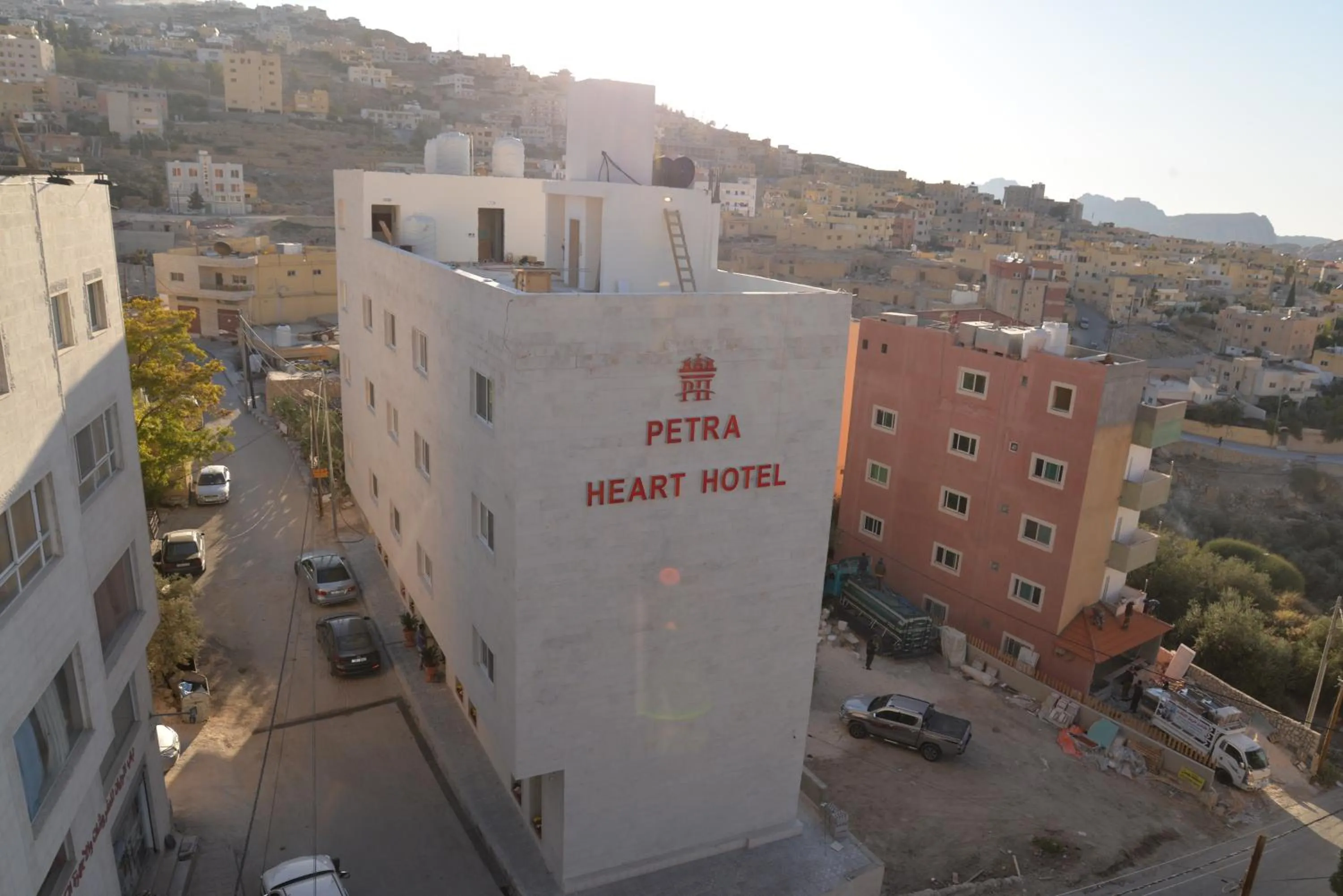 City view in Petra Heart Hotel