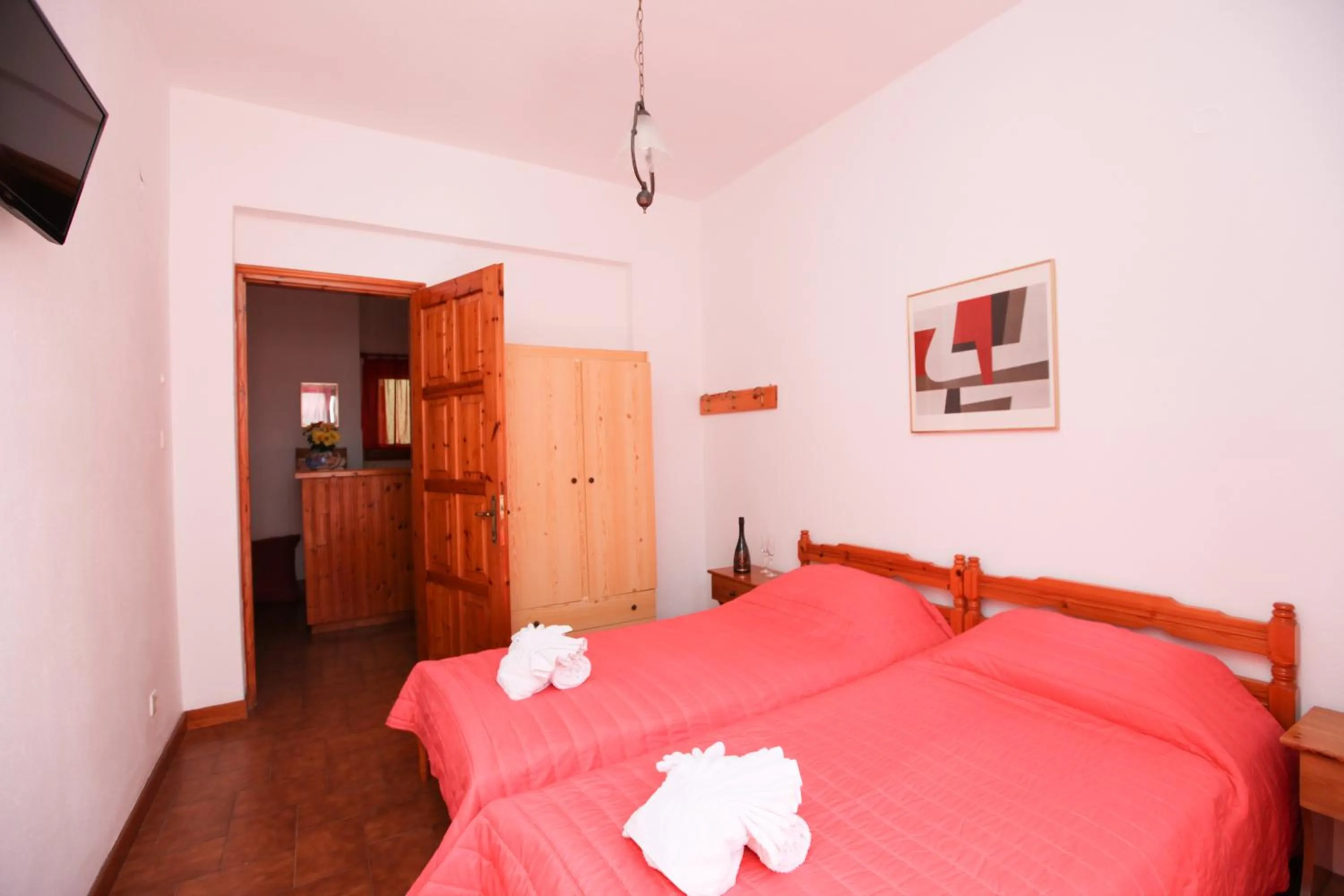 Bedroom, Bed in Skiathos House