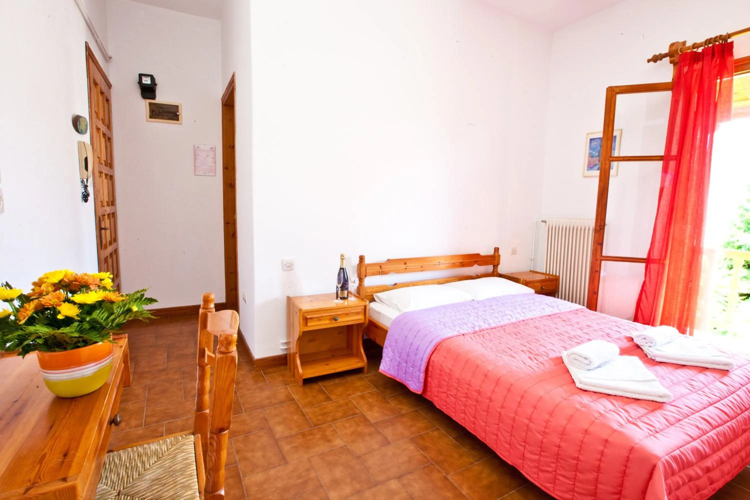 Bedroom, Bed in Skiathos House