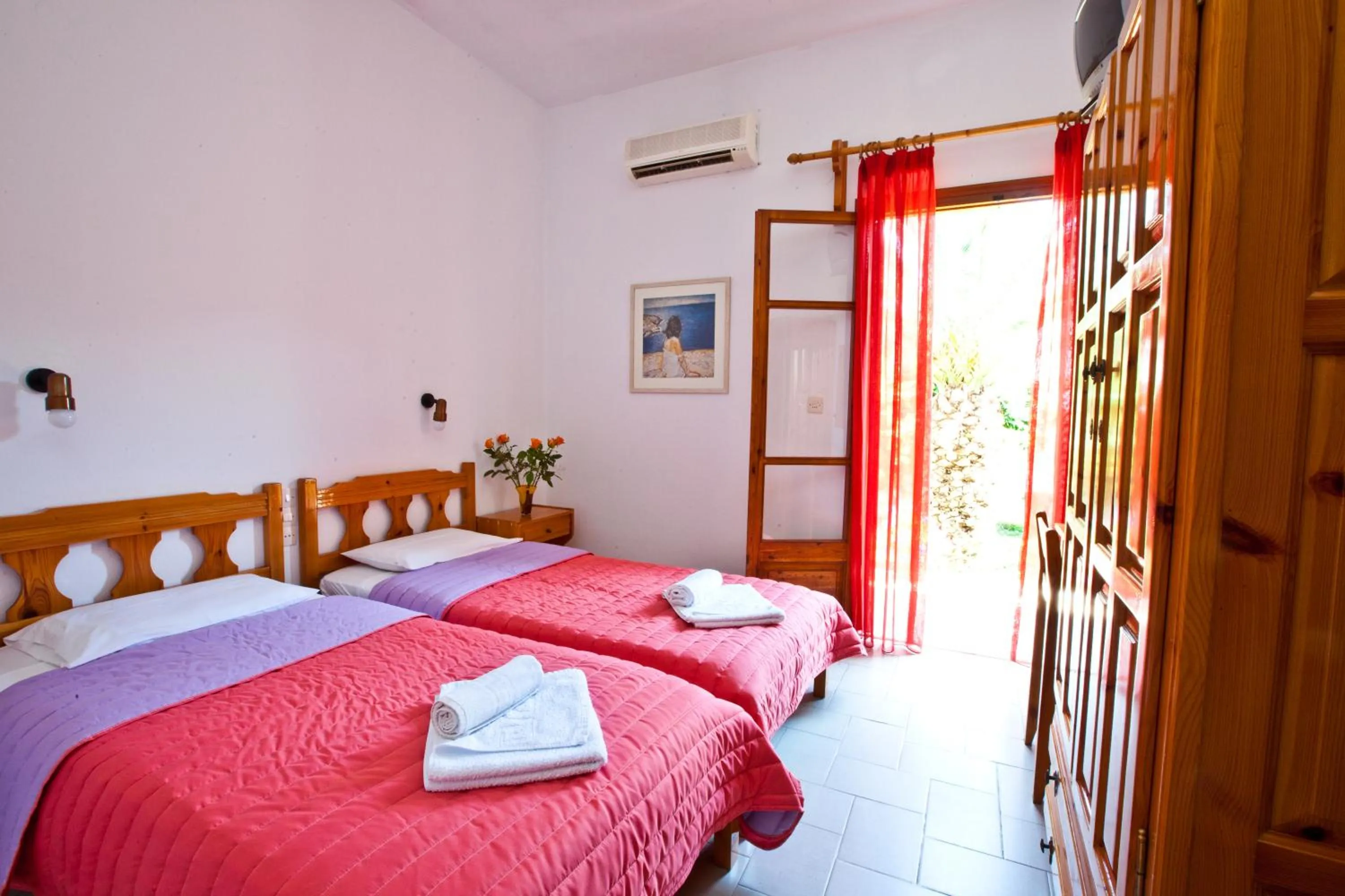 Bedroom, Bed in Skiathos House
