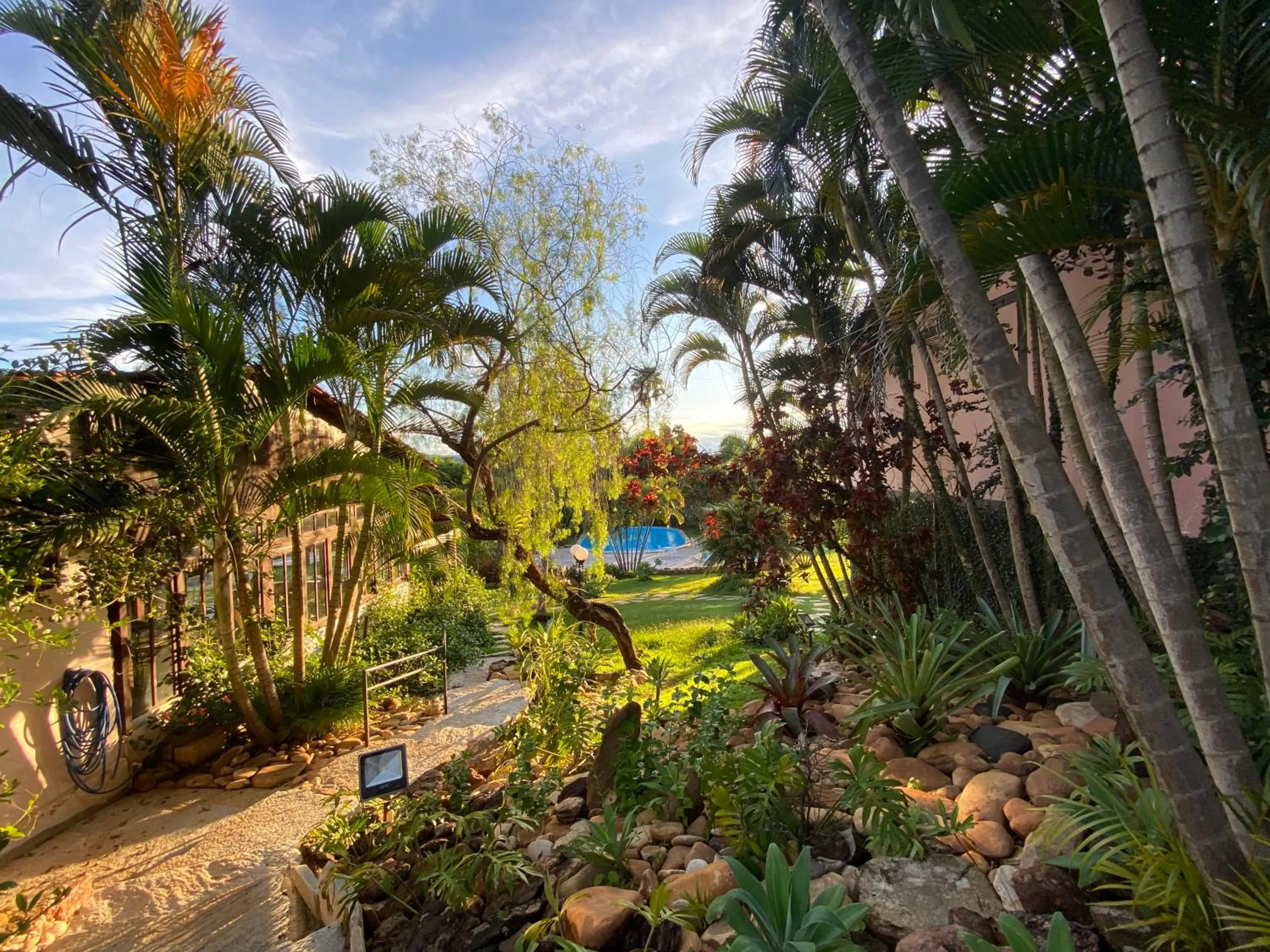 Pool view in Estalagem Alter Real
