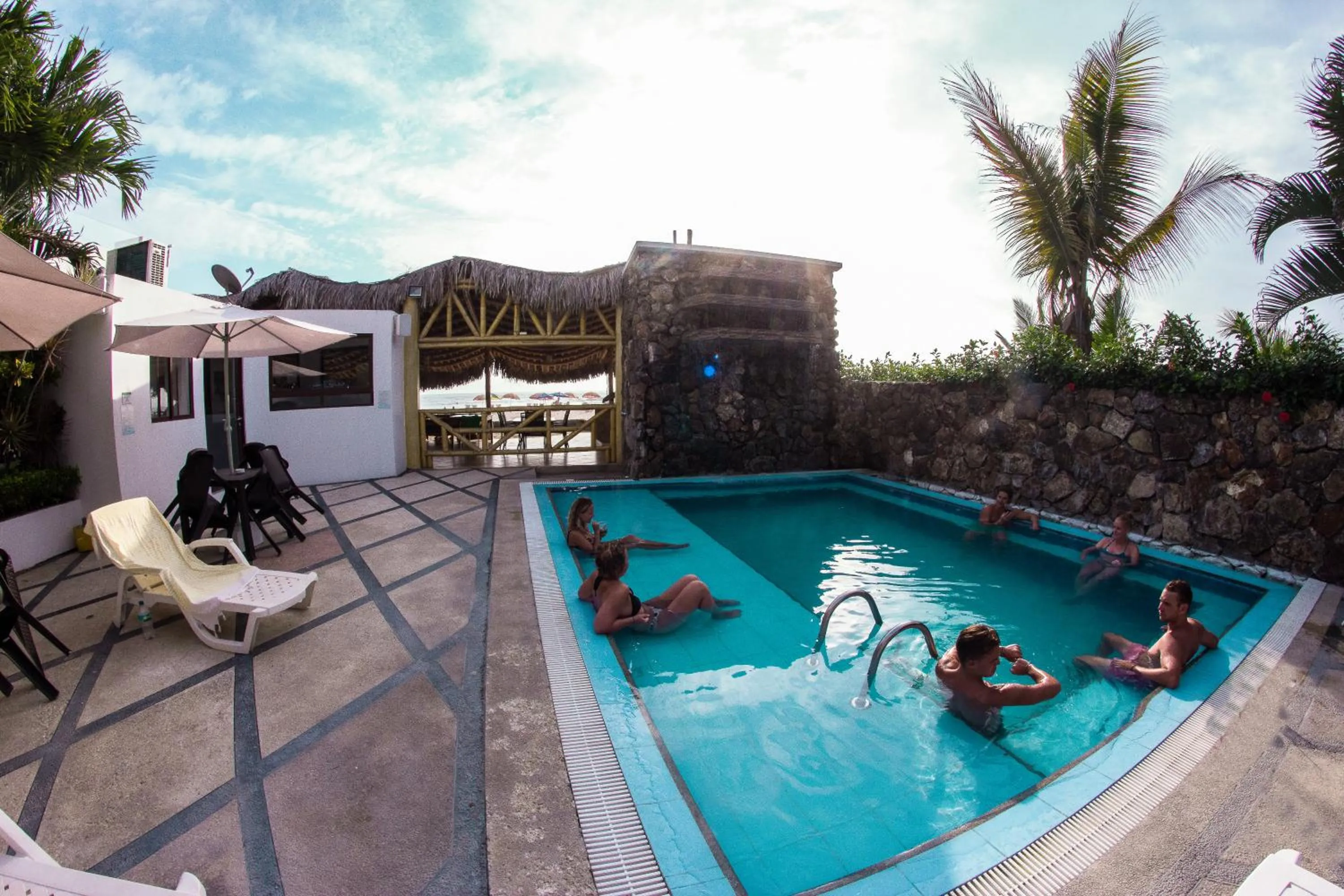 Swimming pool in Dharma Beach