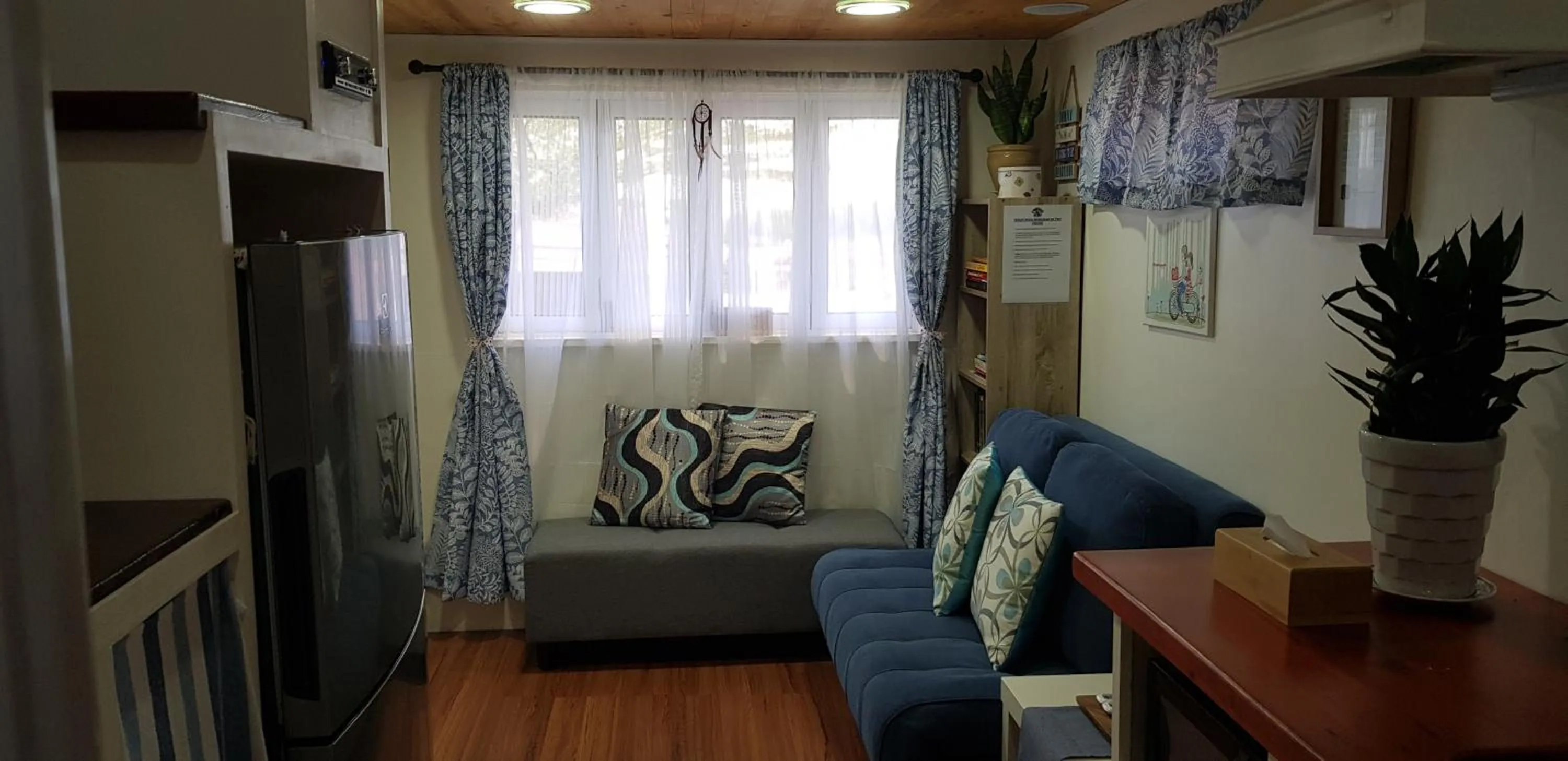Living room in Tiny House B&B