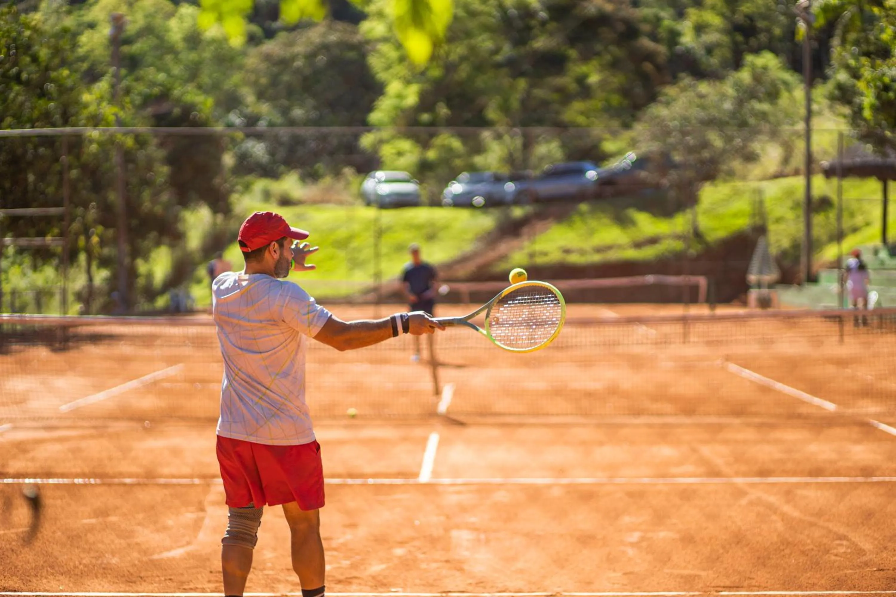 Tennis court in Itá Thermas Resort e Spa