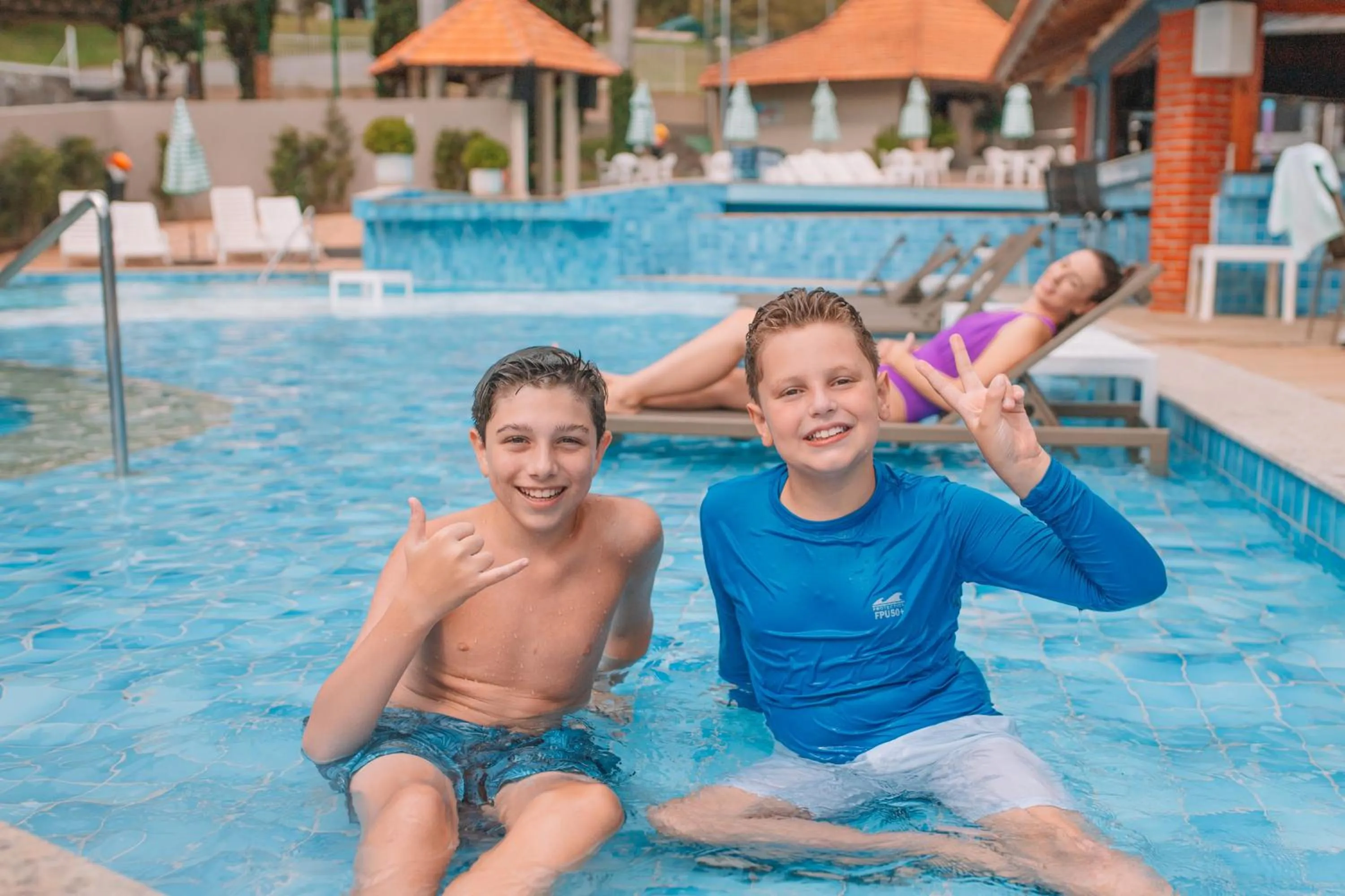 Swimming pool in Itá Thermas Resort e Spa