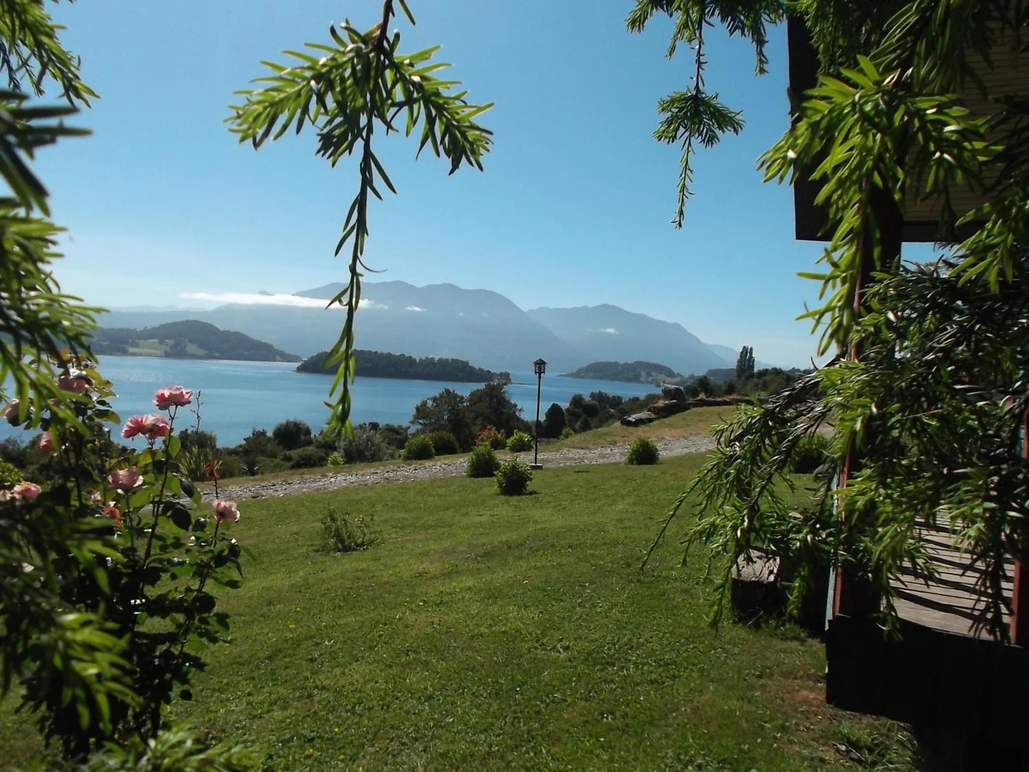 Balcony/Terrace in Apart hotel Puchaley Lafquen