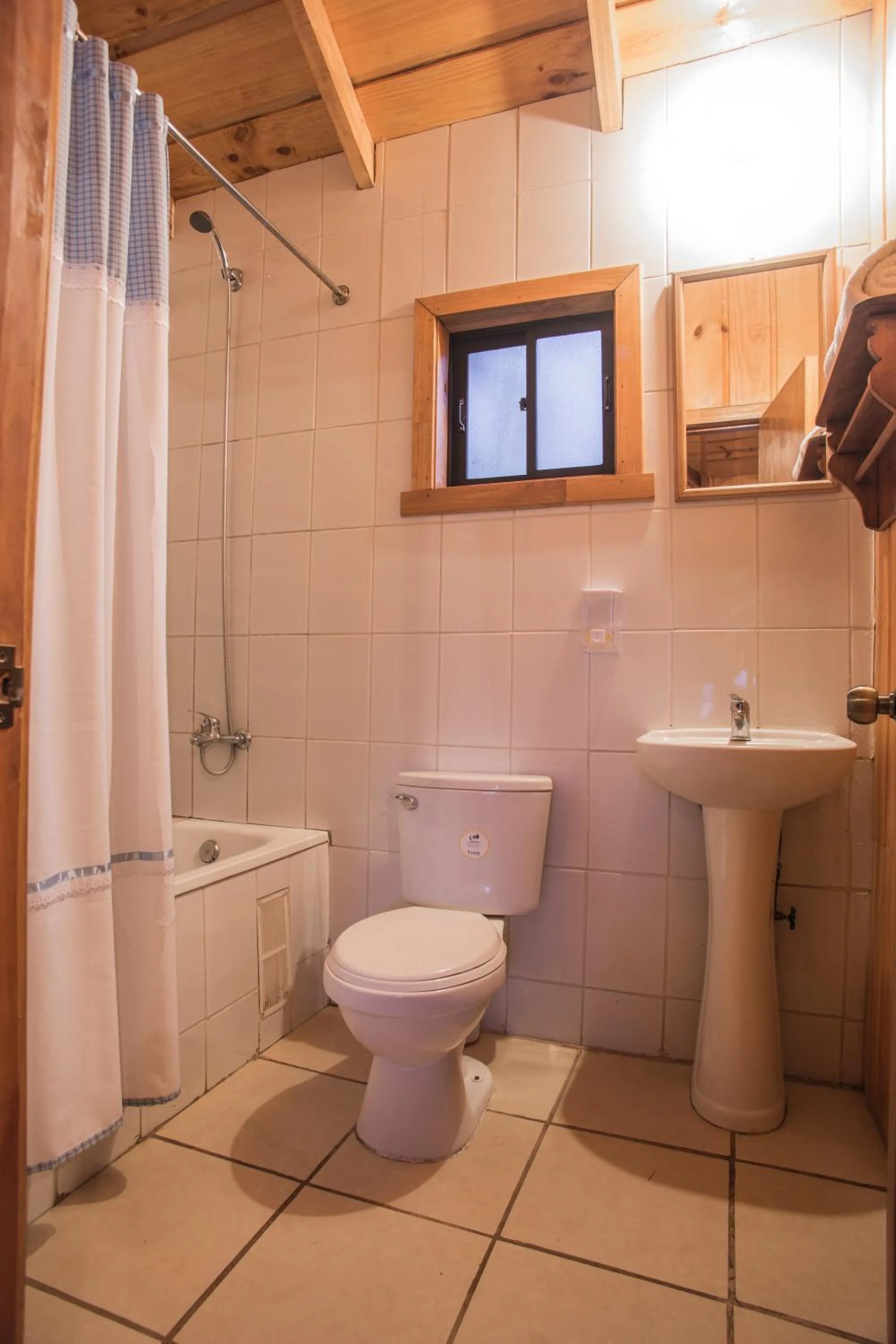 Bathroom in Apart hotel Puchaley Lafquen