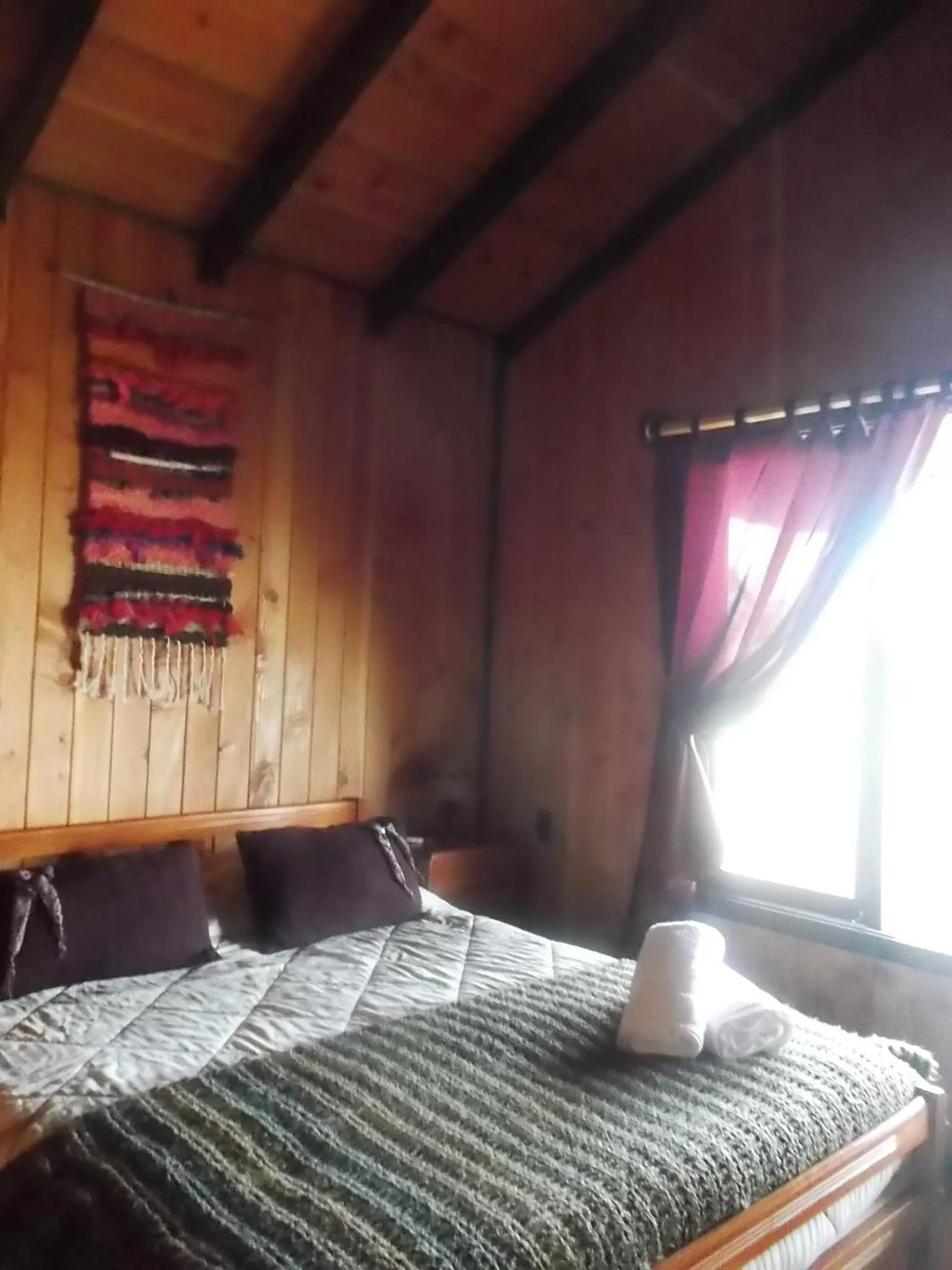 Bedroom, Bed in Apart hotel Puchaley Lafquen