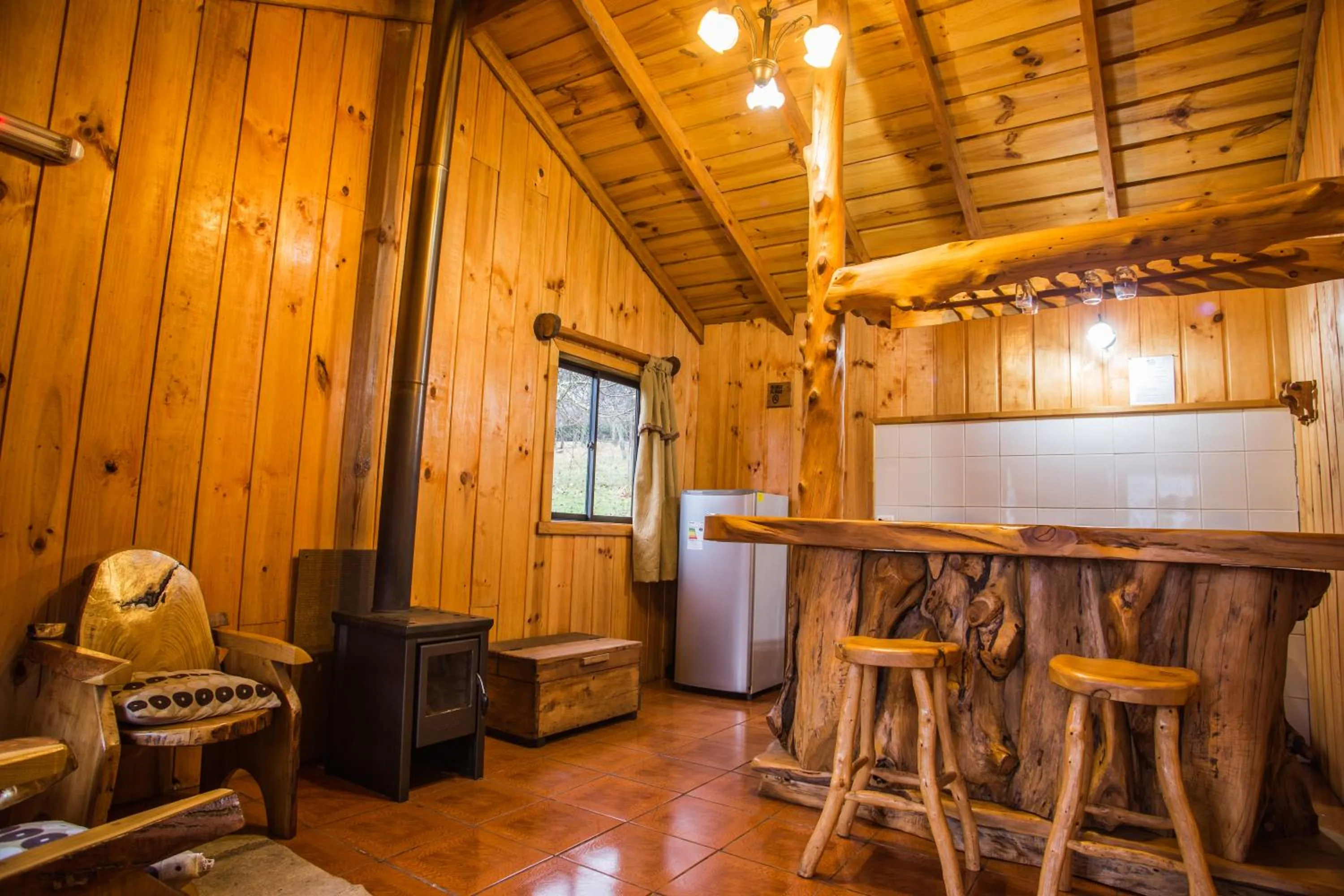 Dining area in Apart hotel Puchaley Lafquen