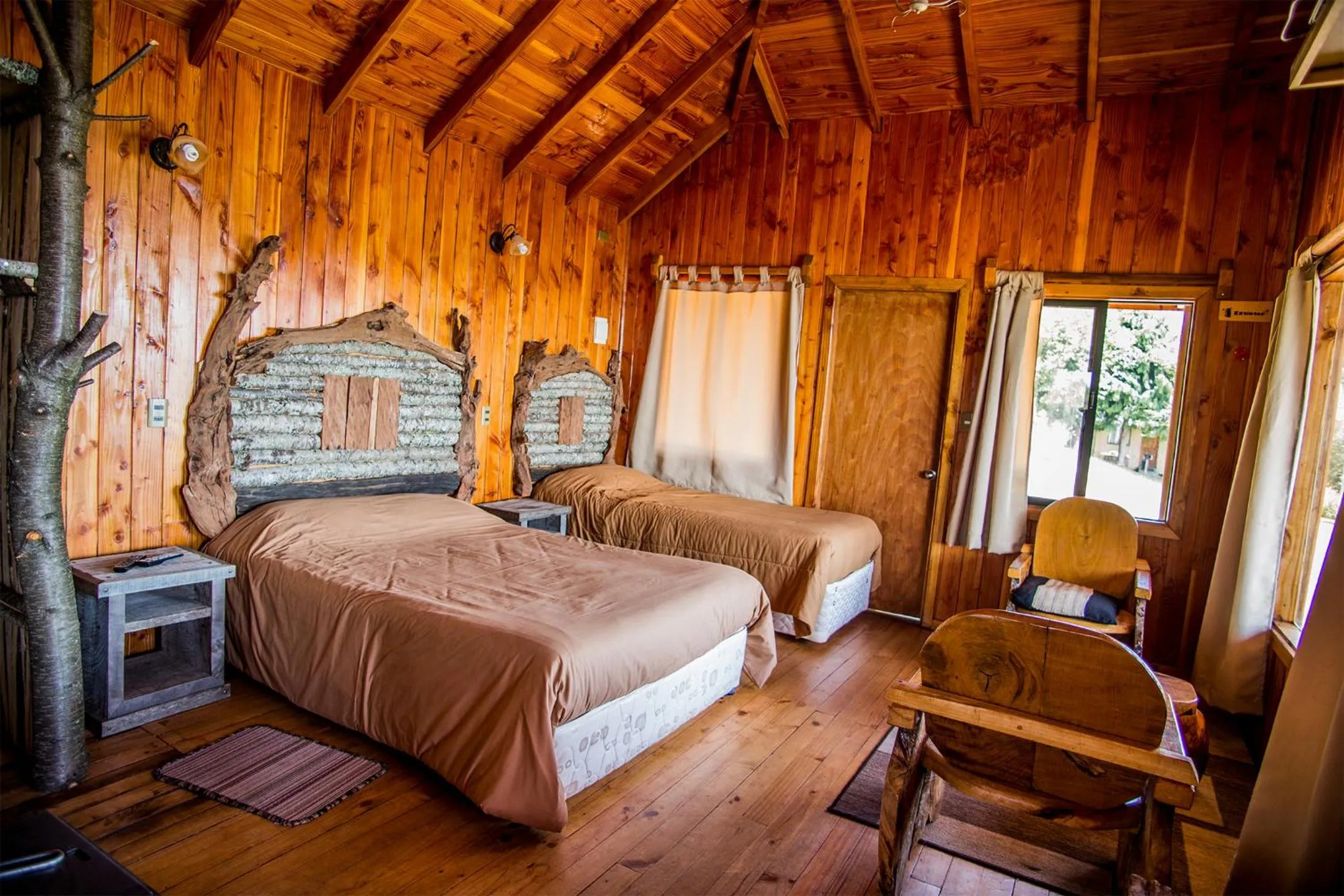 Bedroom, Bed in Apart hotel Puchaley Lafquen