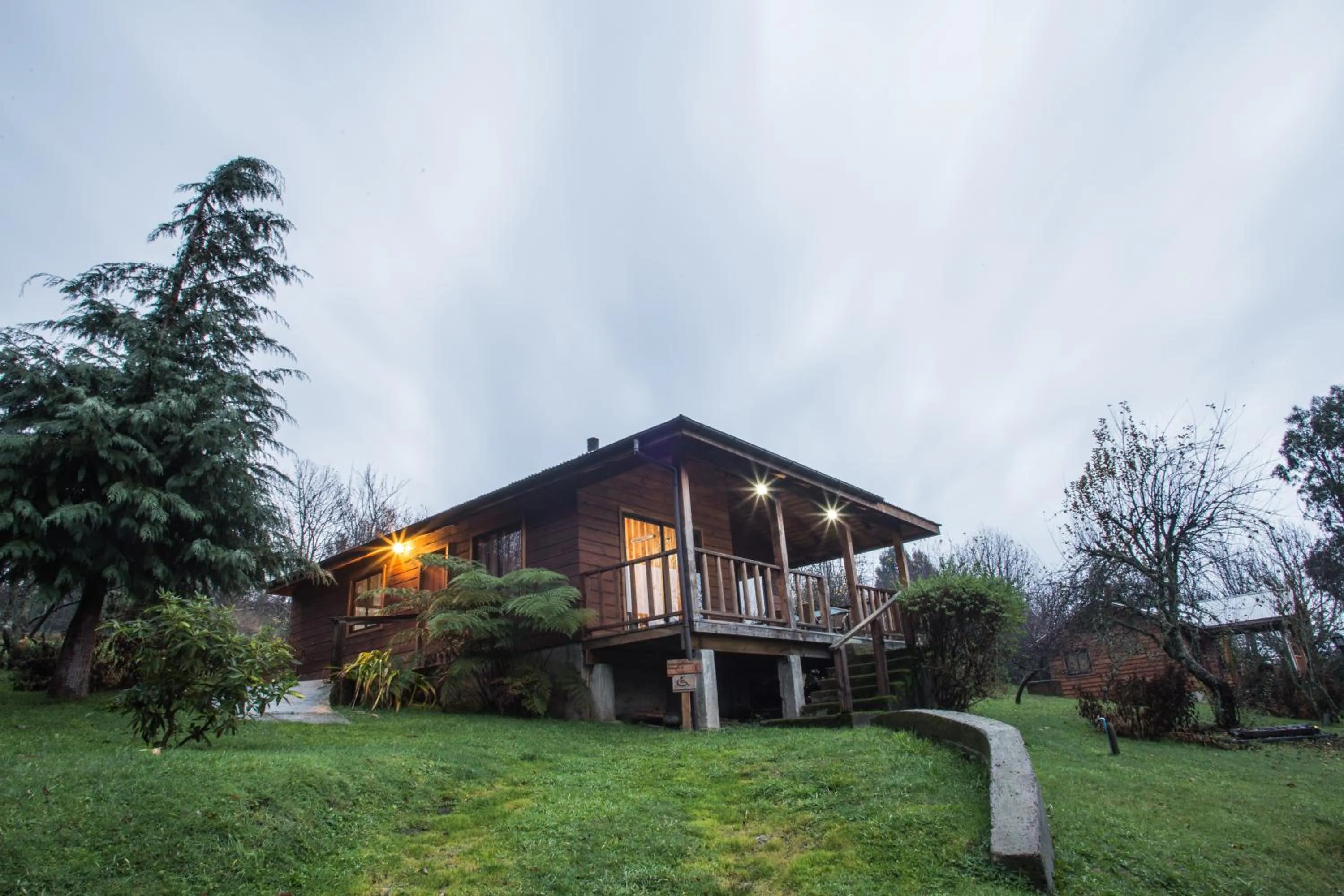 Lake view in Apart hotel Puchaley Lafquen