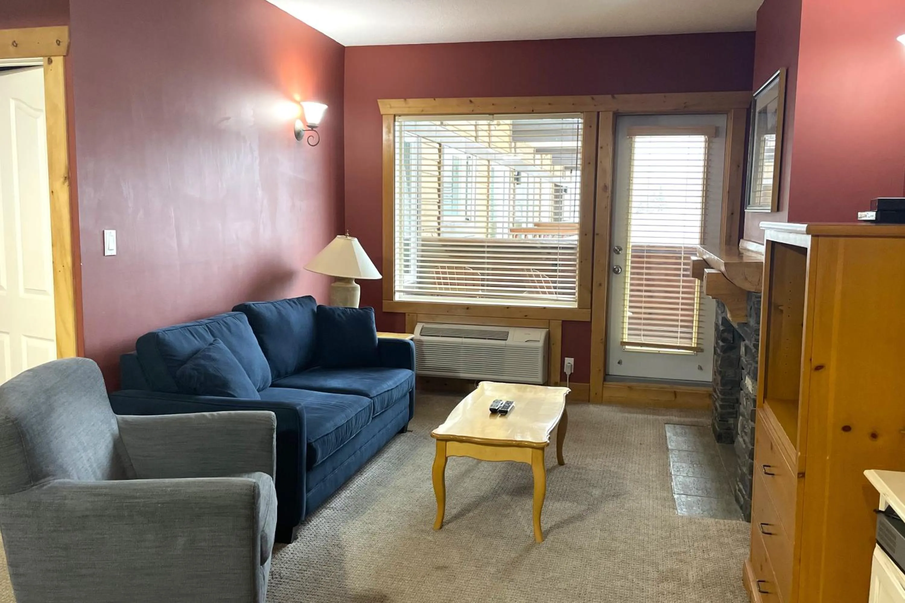 Living room in Cornerstone Lodge by Park Vacation Management