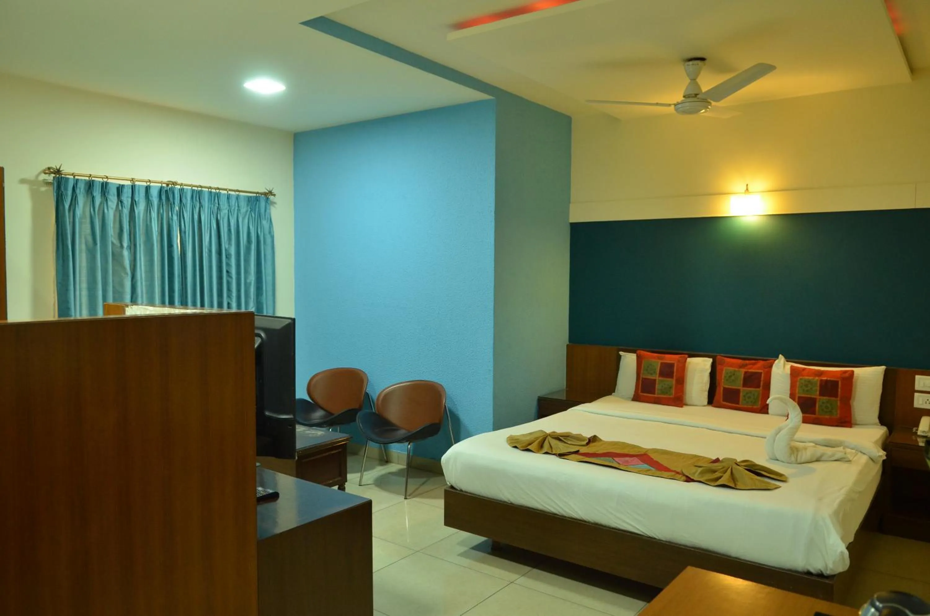 Bed in Cubbon Suites