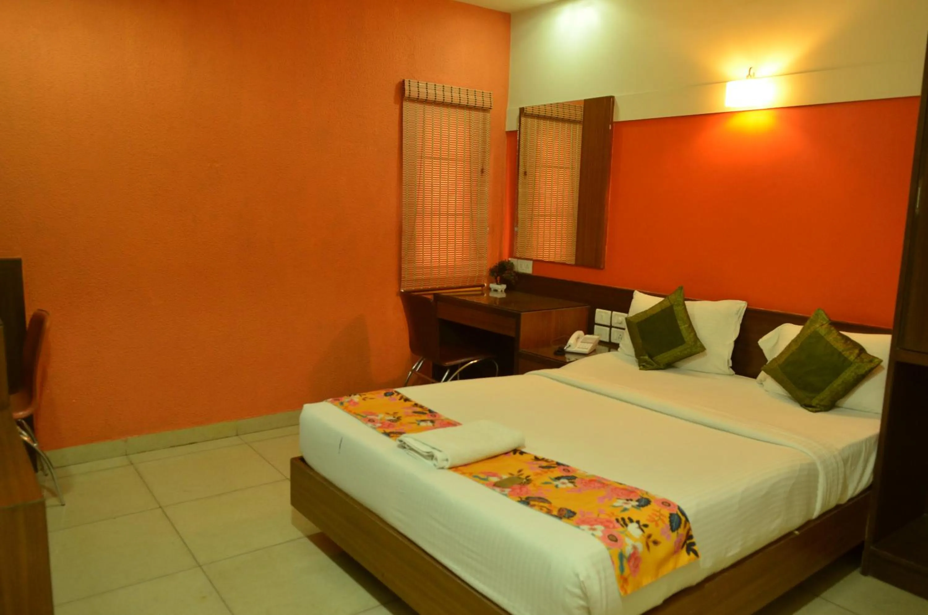 Bed in Cubbon Suites