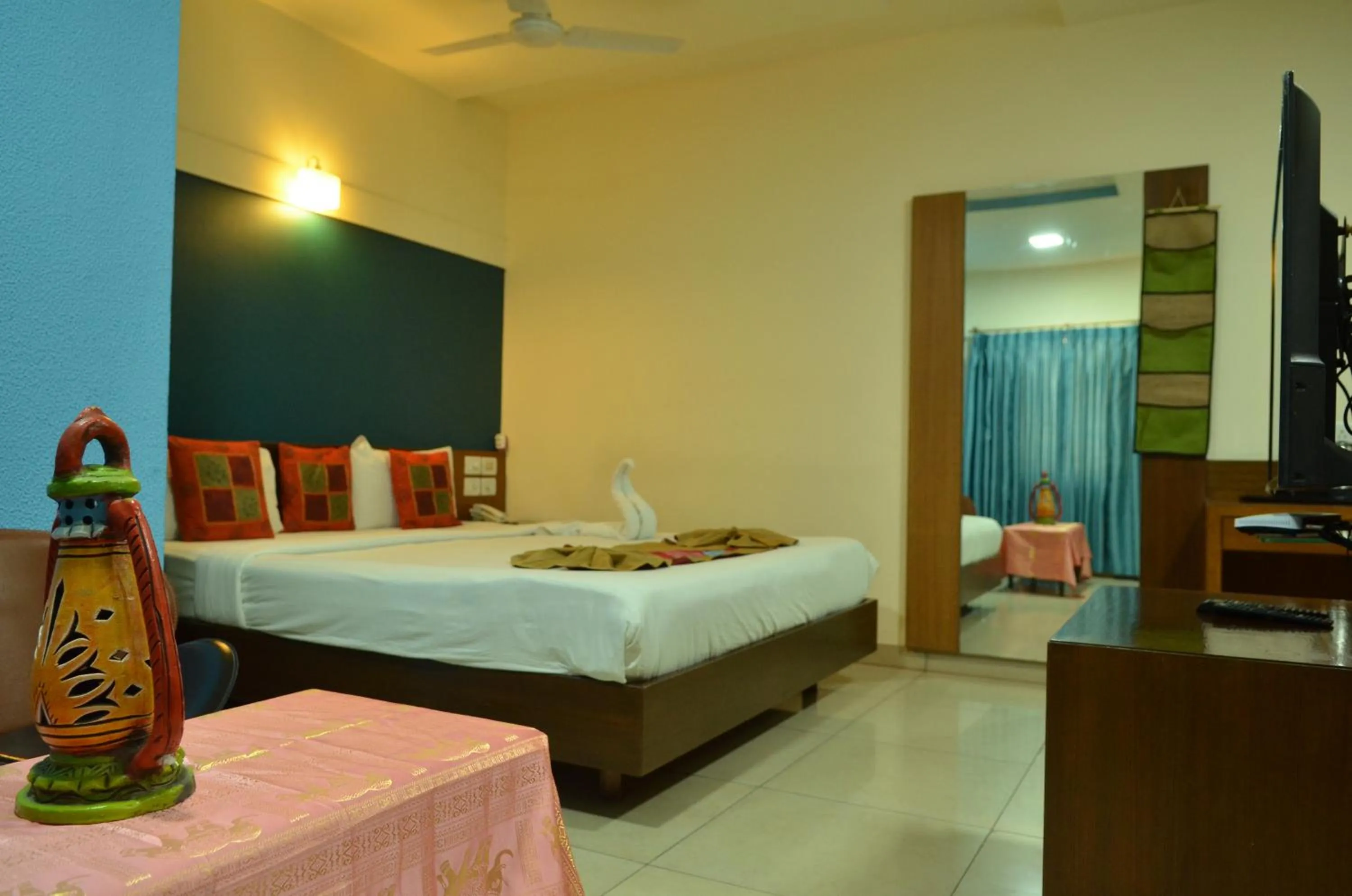 Bed in Cubbon Suites