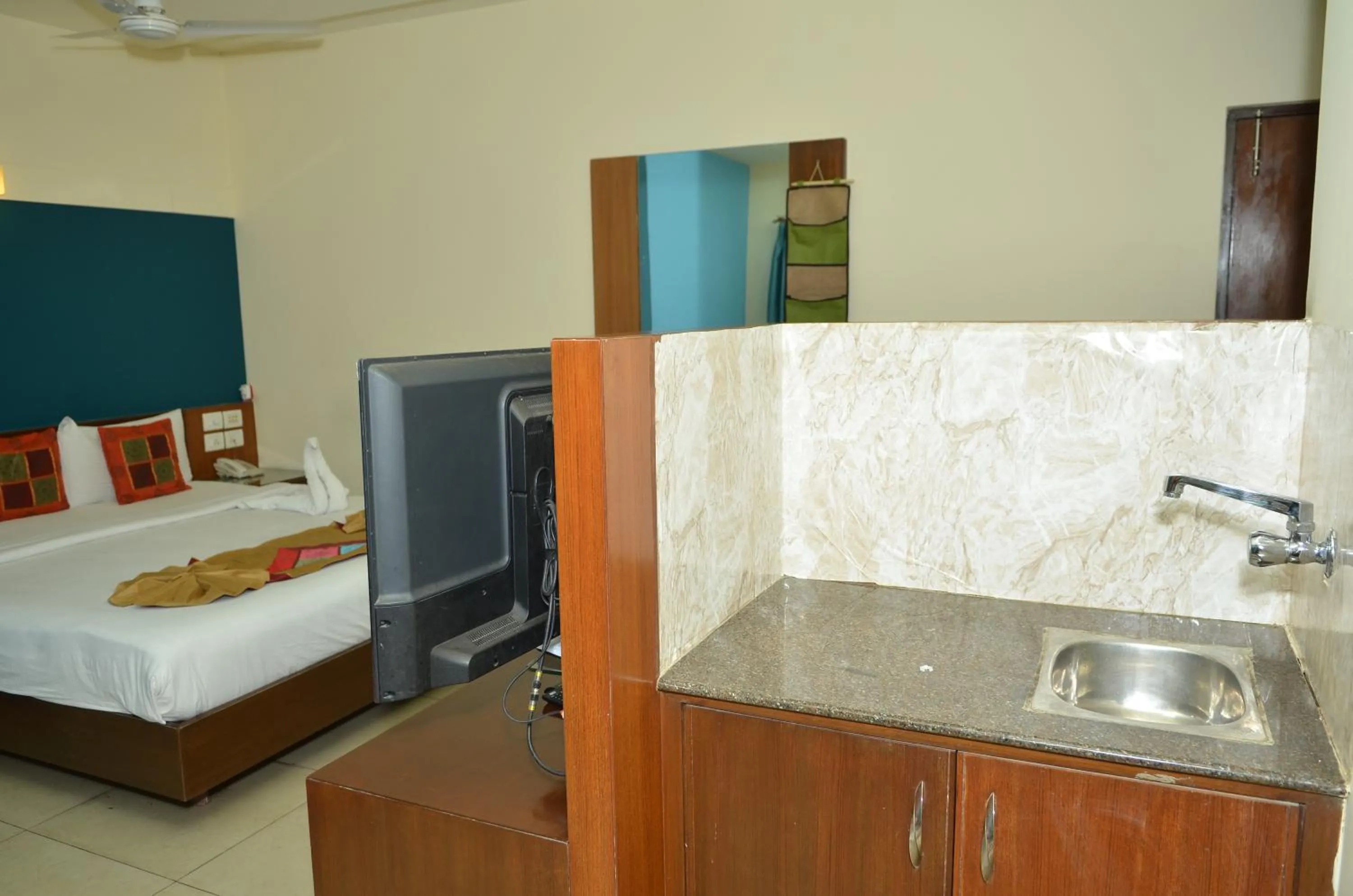 Bed in Cubbon Suites