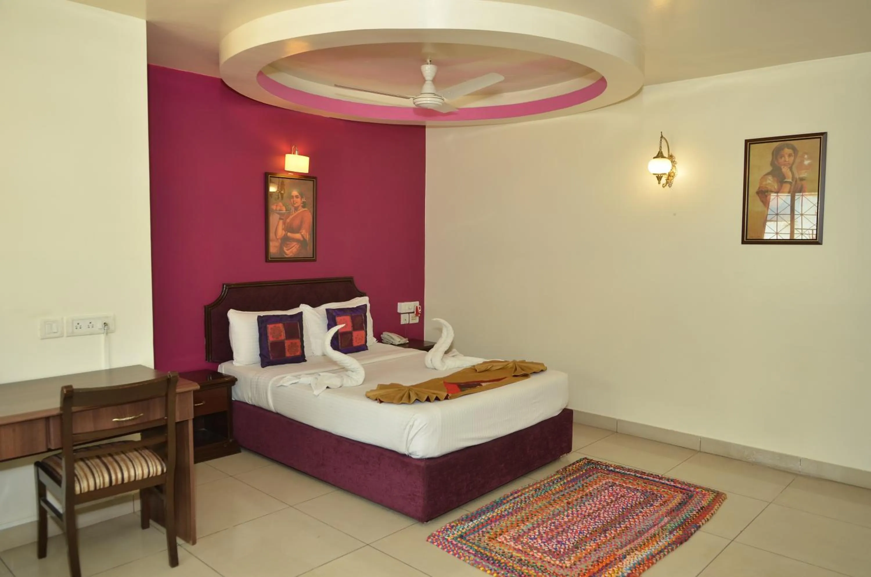 Bed in Cubbon Suites