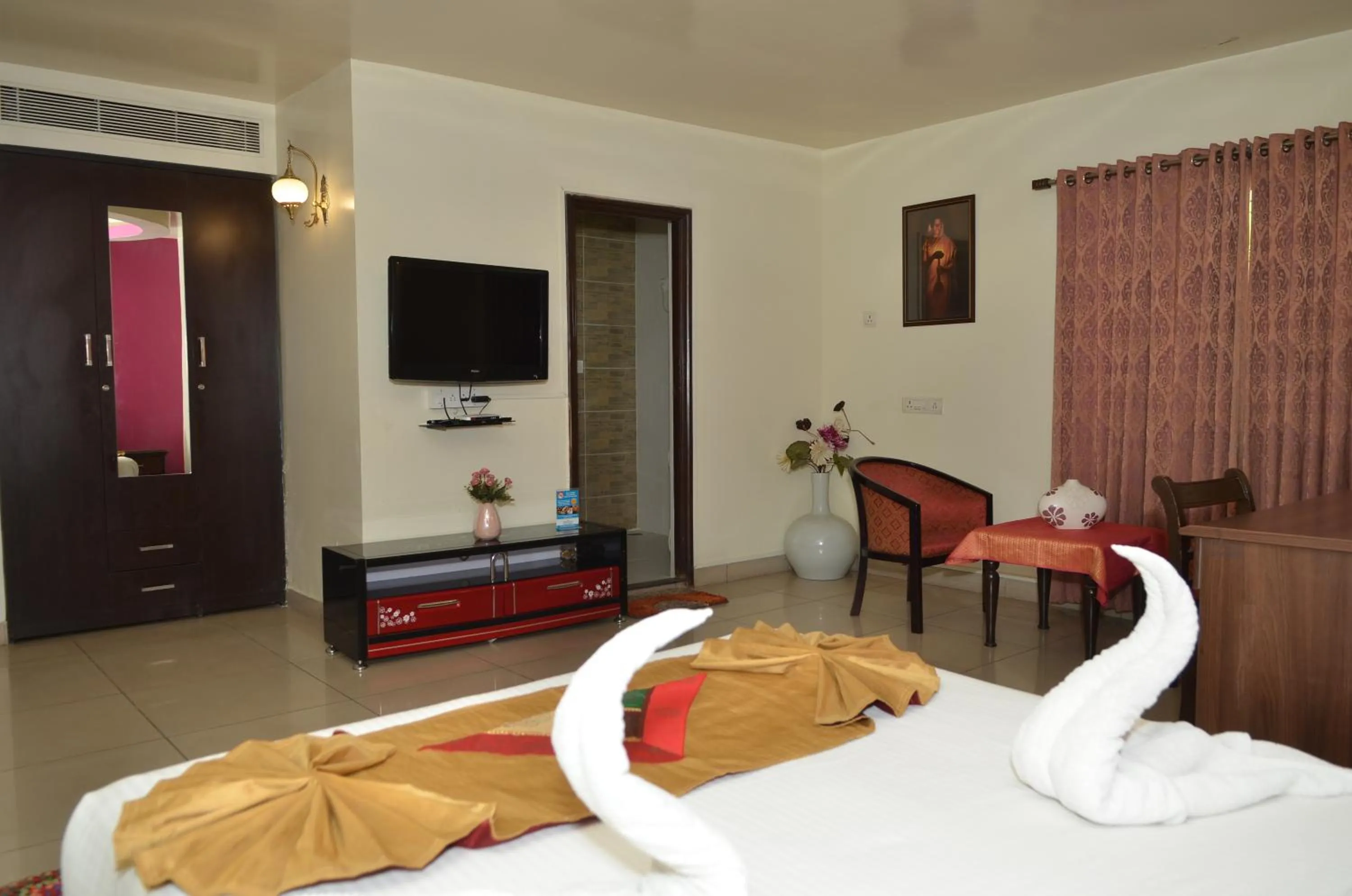 Bed in Cubbon Suites