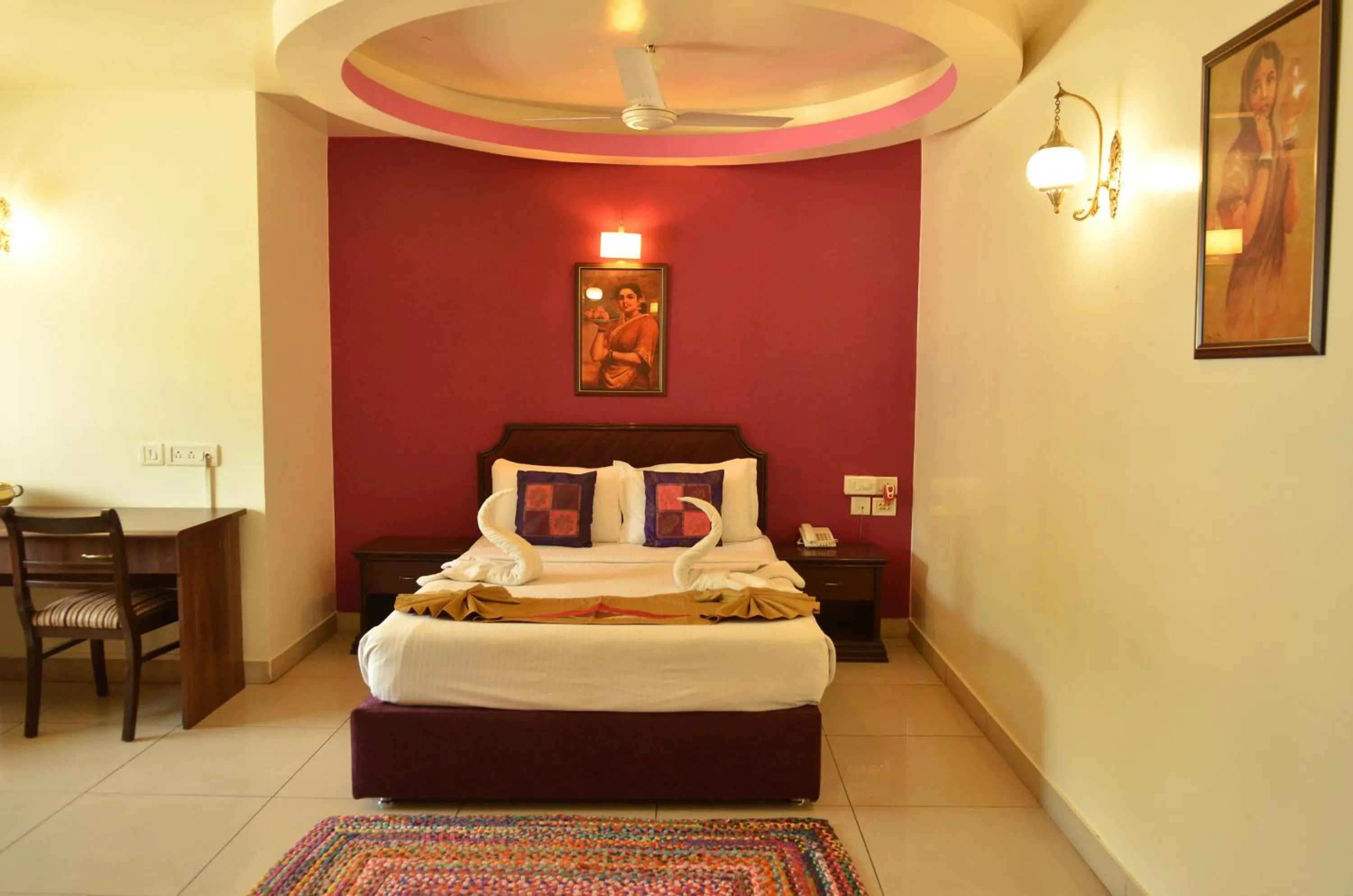 Bed in Cubbon Suites