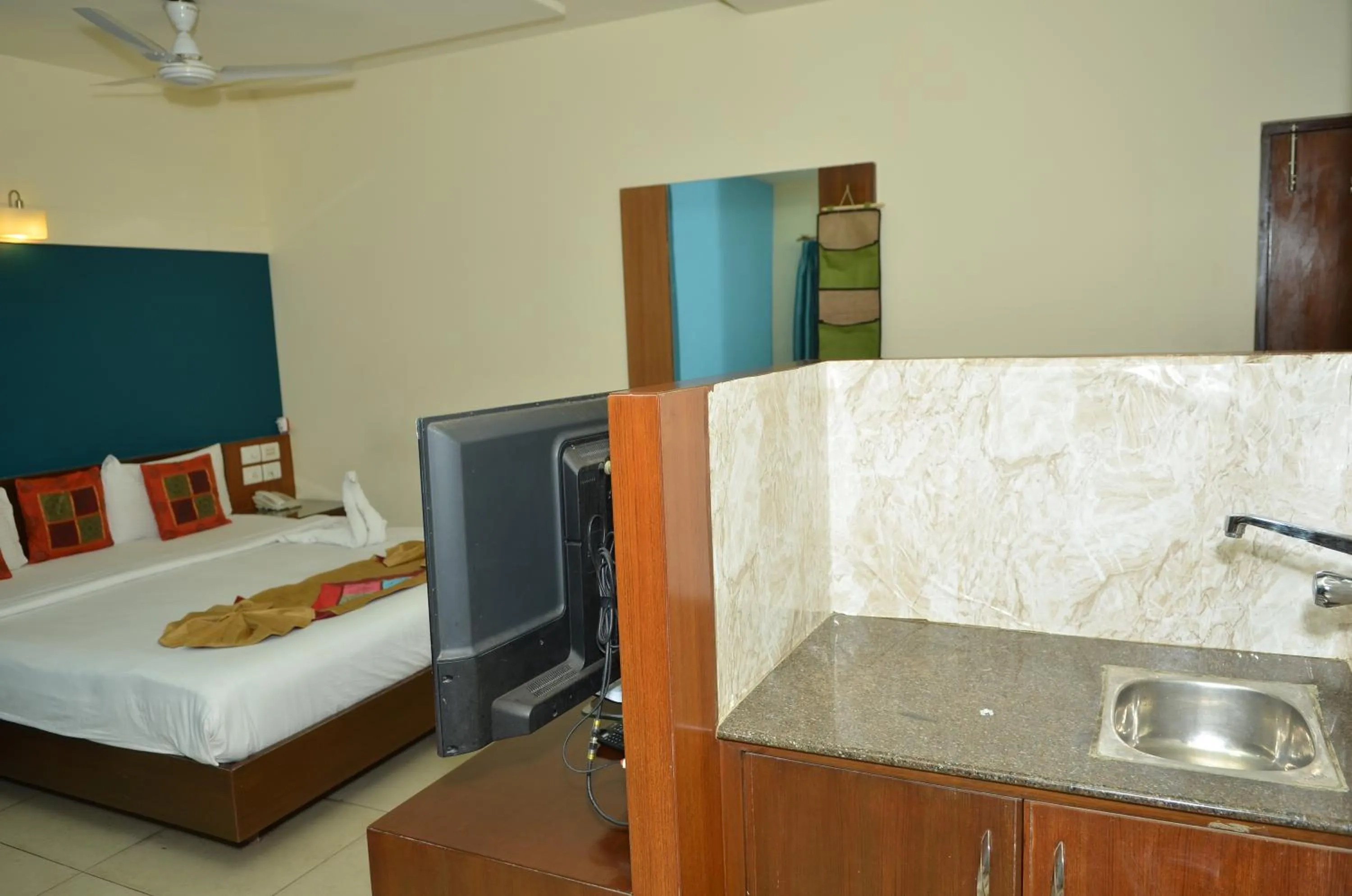 Bed in Cubbon Suites