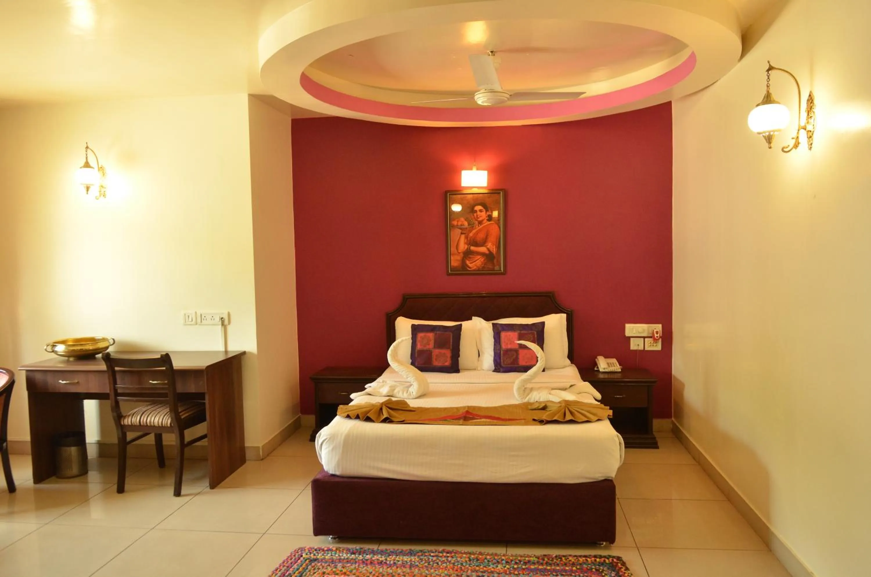 Bed in Cubbon Suites