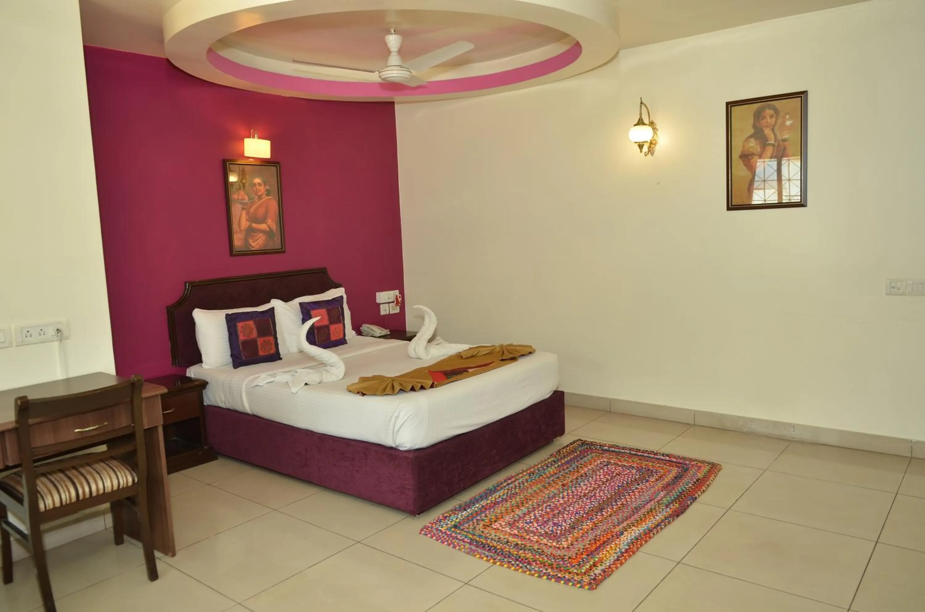 Bed in Cubbon Suites