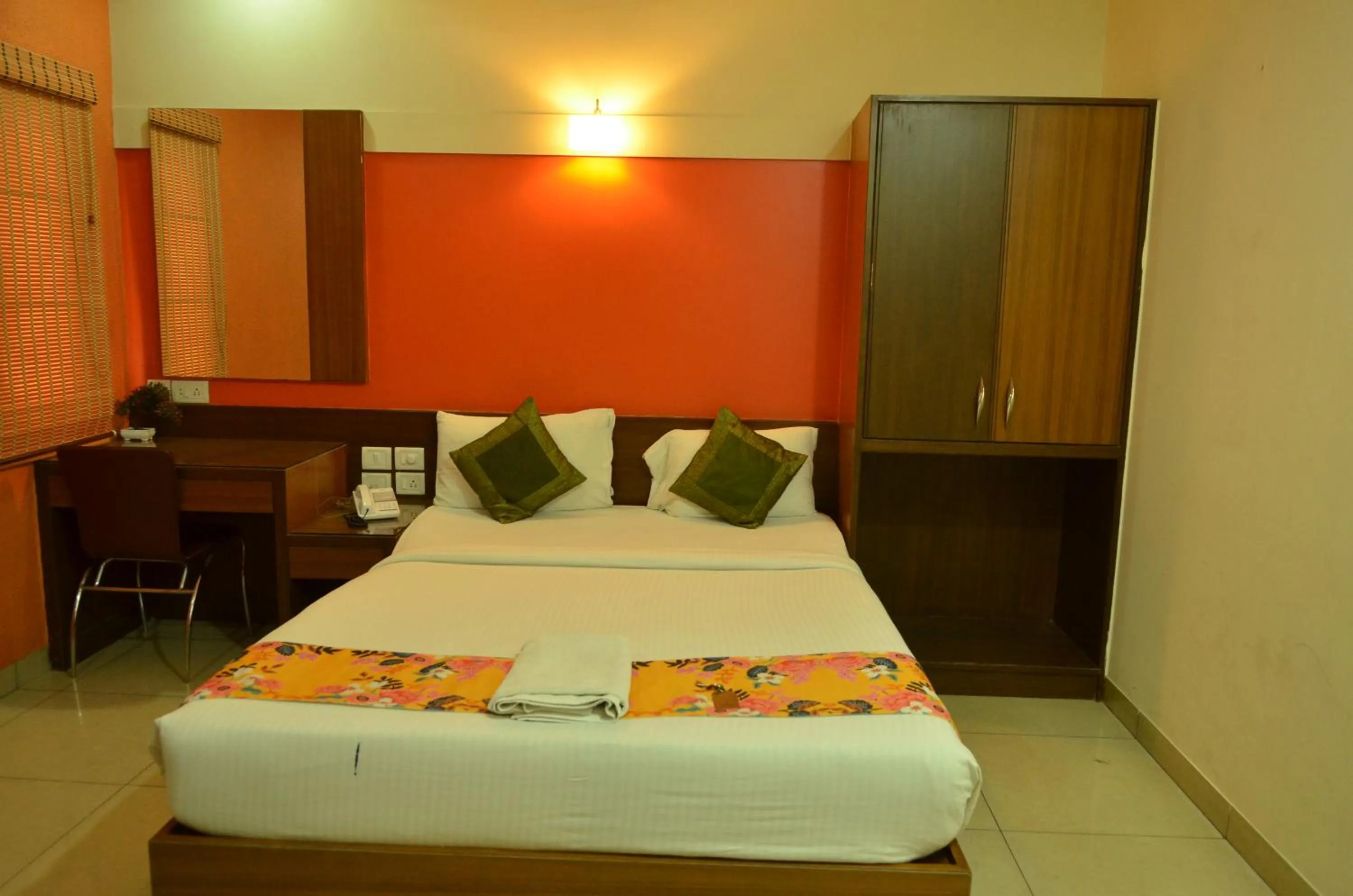 Bed in Cubbon Suites