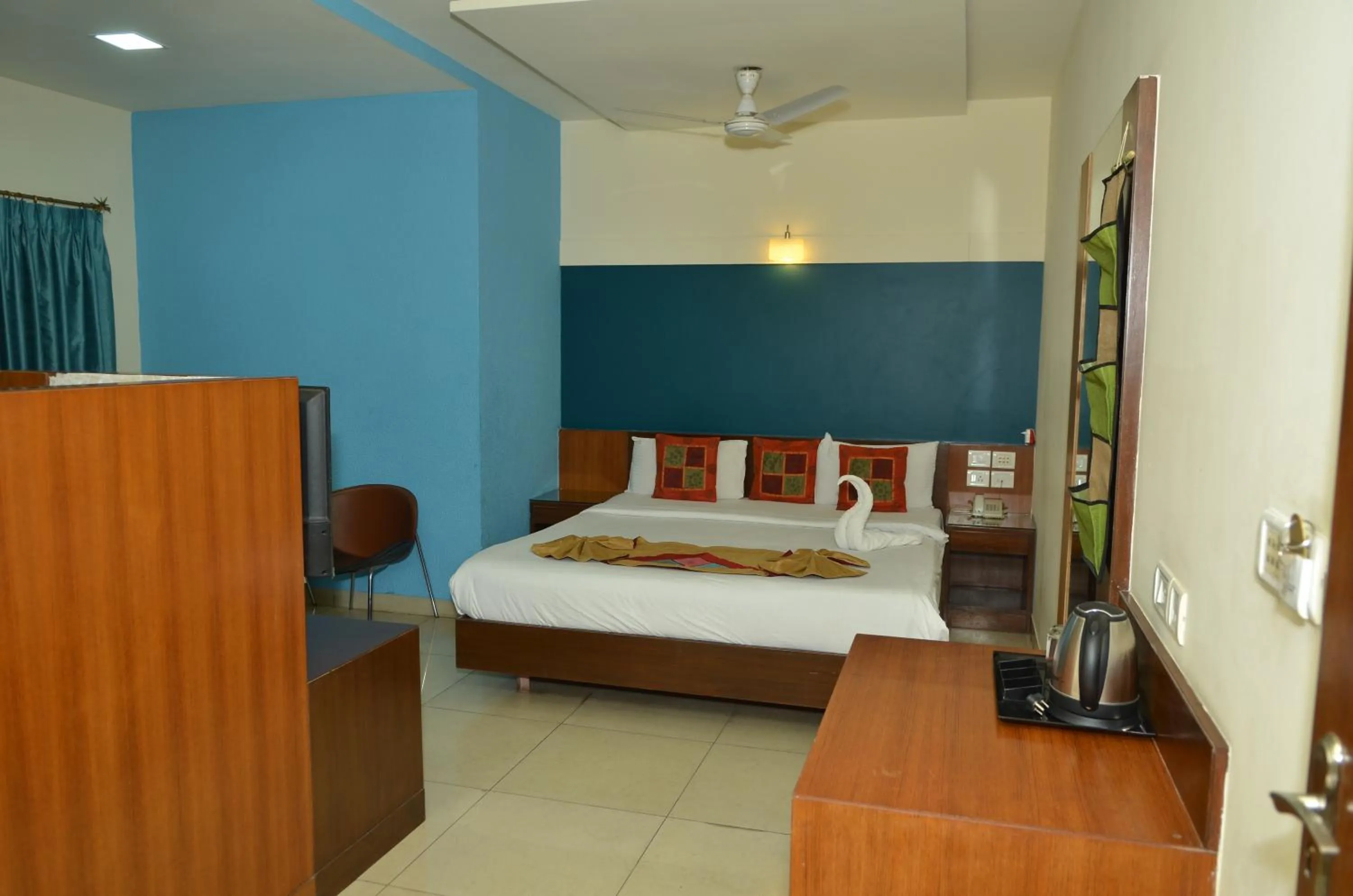 Bed in Cubbon Suites