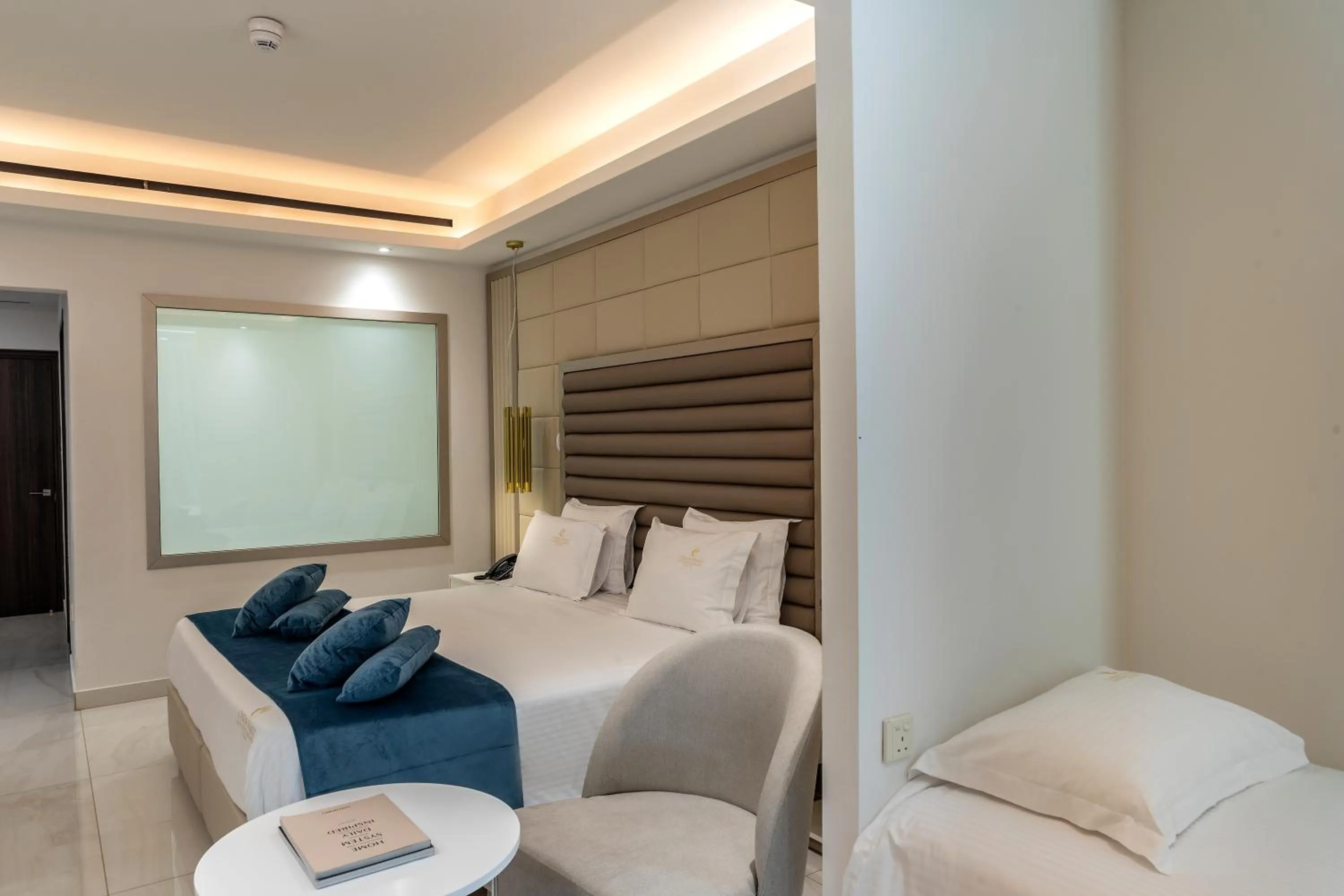 Bed in Chrysomare Beach Hotel & Resort