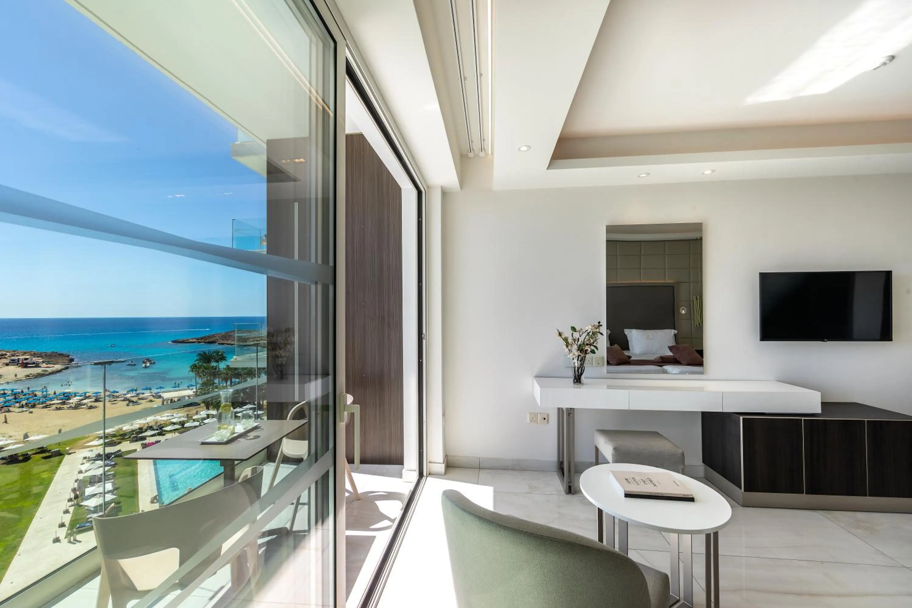 Balcony/Terrace in Chrysomare Beach Hotel & Resort