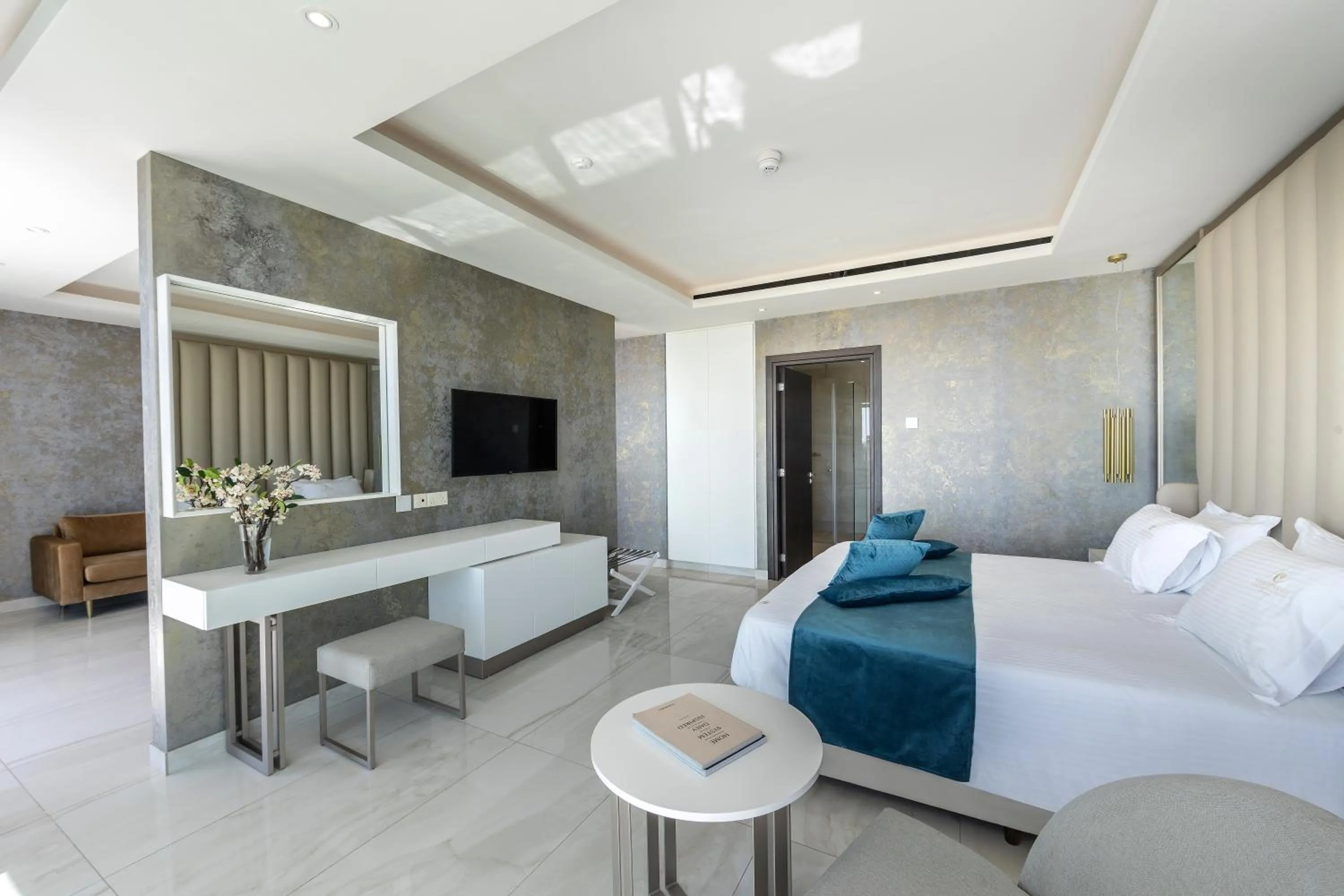 Photo of the whole room, Bed in Chrysomare Beach Hotel & Resort