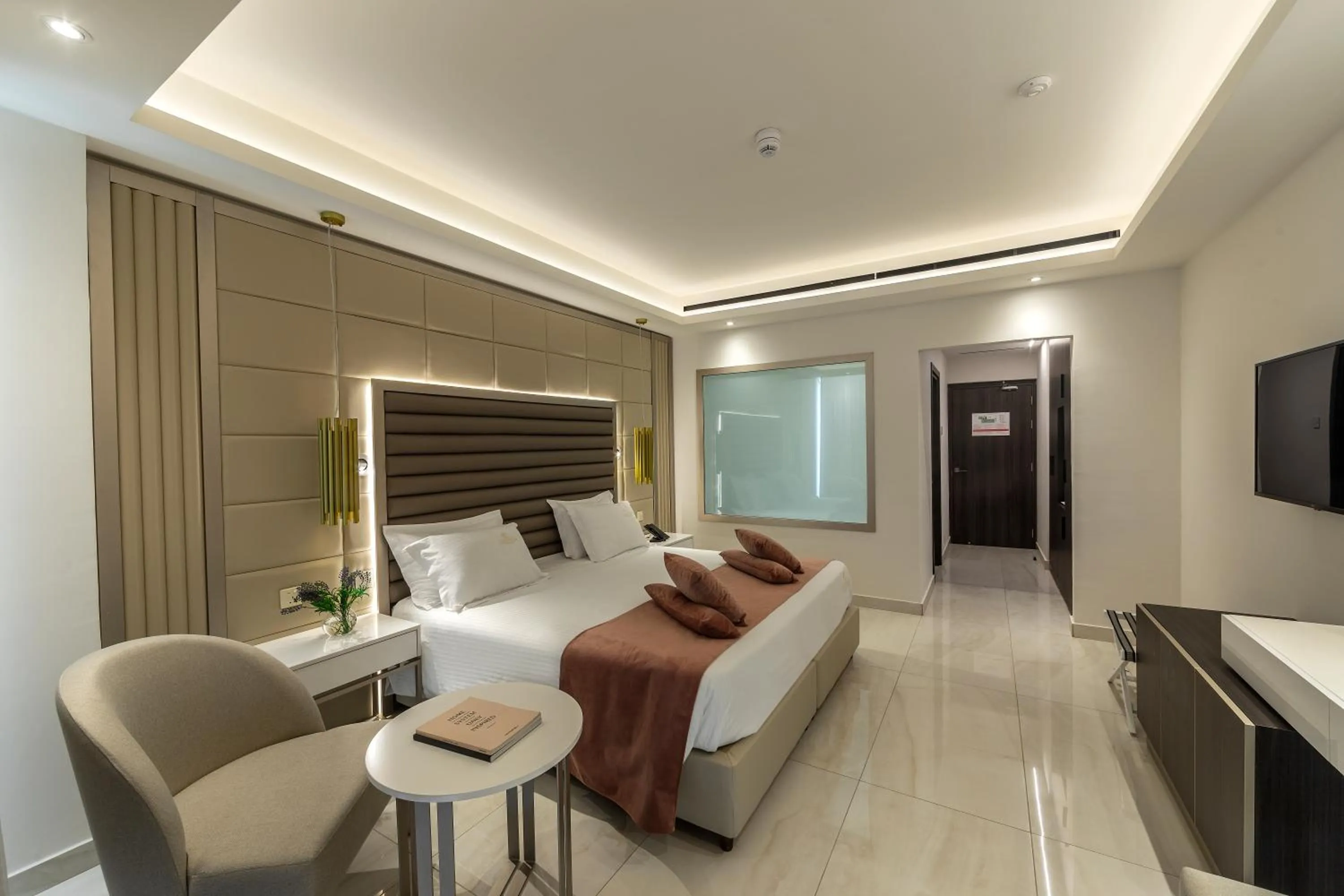 Bedroom, Bed in Chrysomare Beach Hotel & Resort