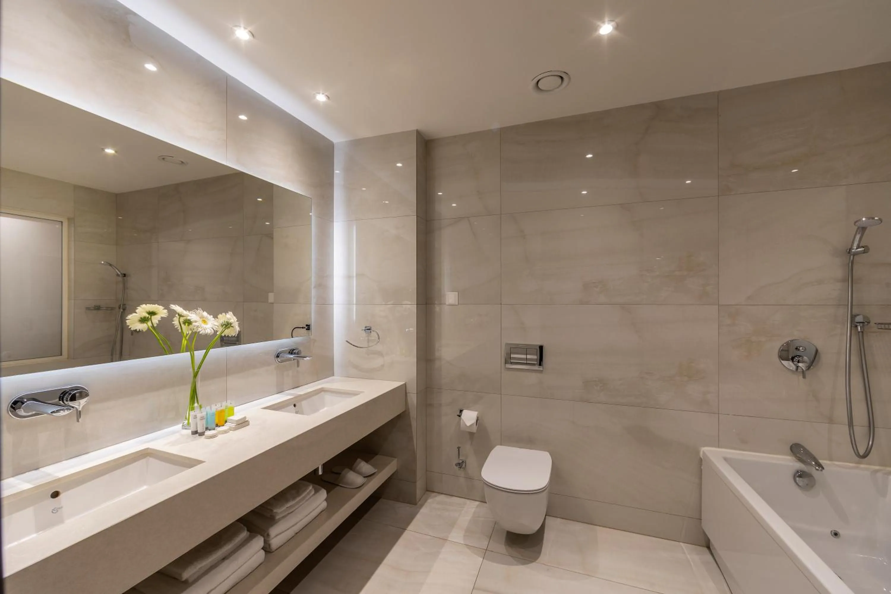 Shower in Chrysomare Beach Hotel & Resort