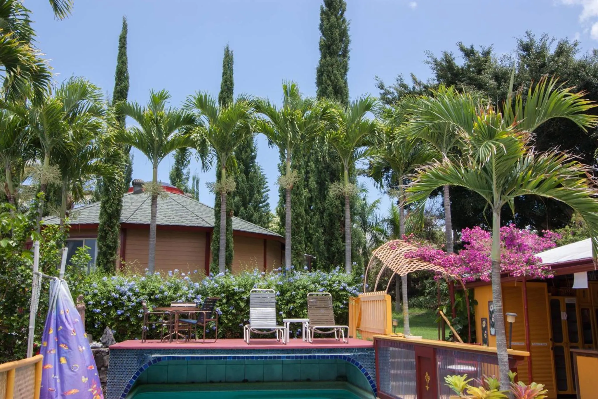 Communal lounge/ TV room in Banyan Tree Sanctuary Guest House