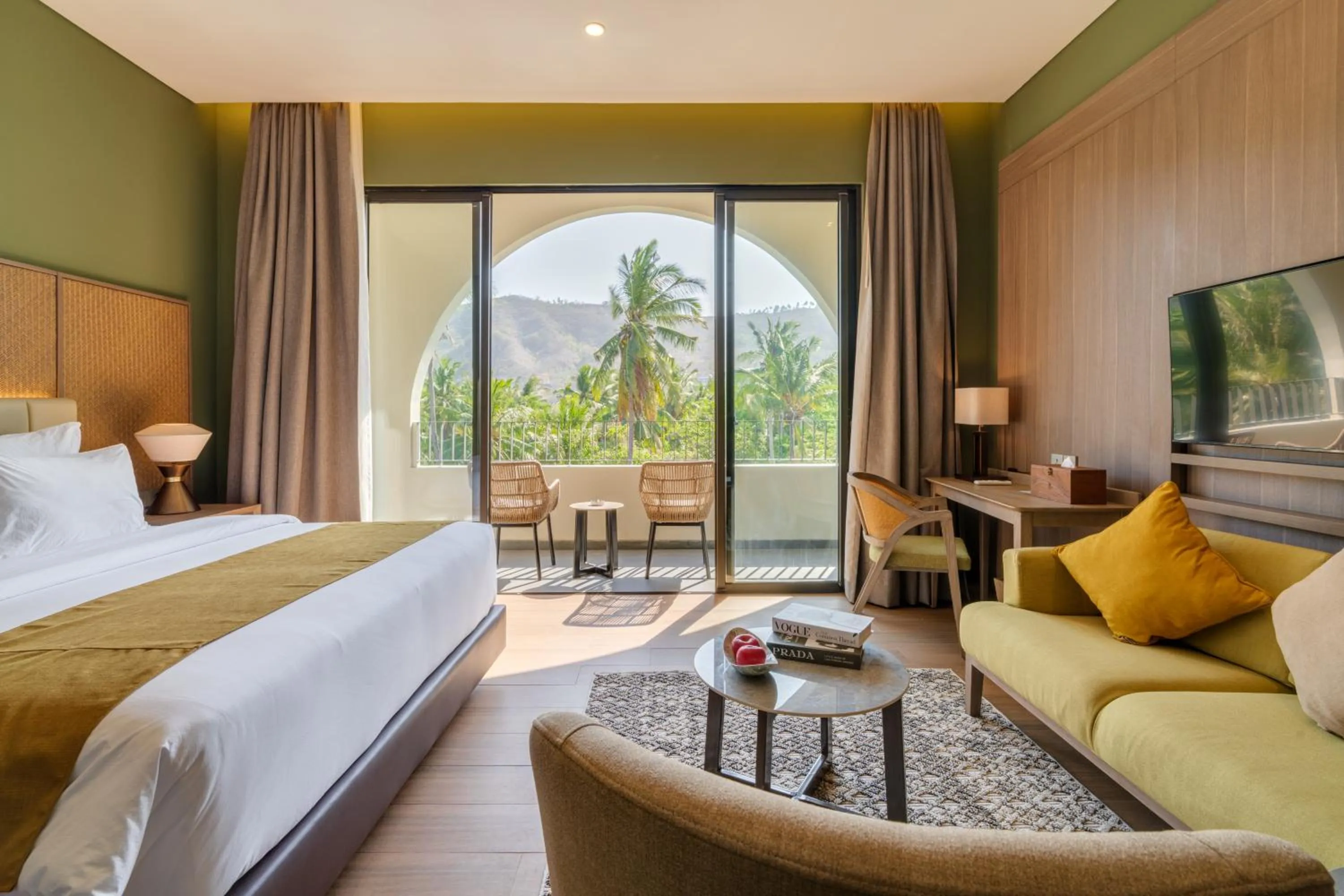 Bathroom, Bed in Sima Hotel Kuta Lombok