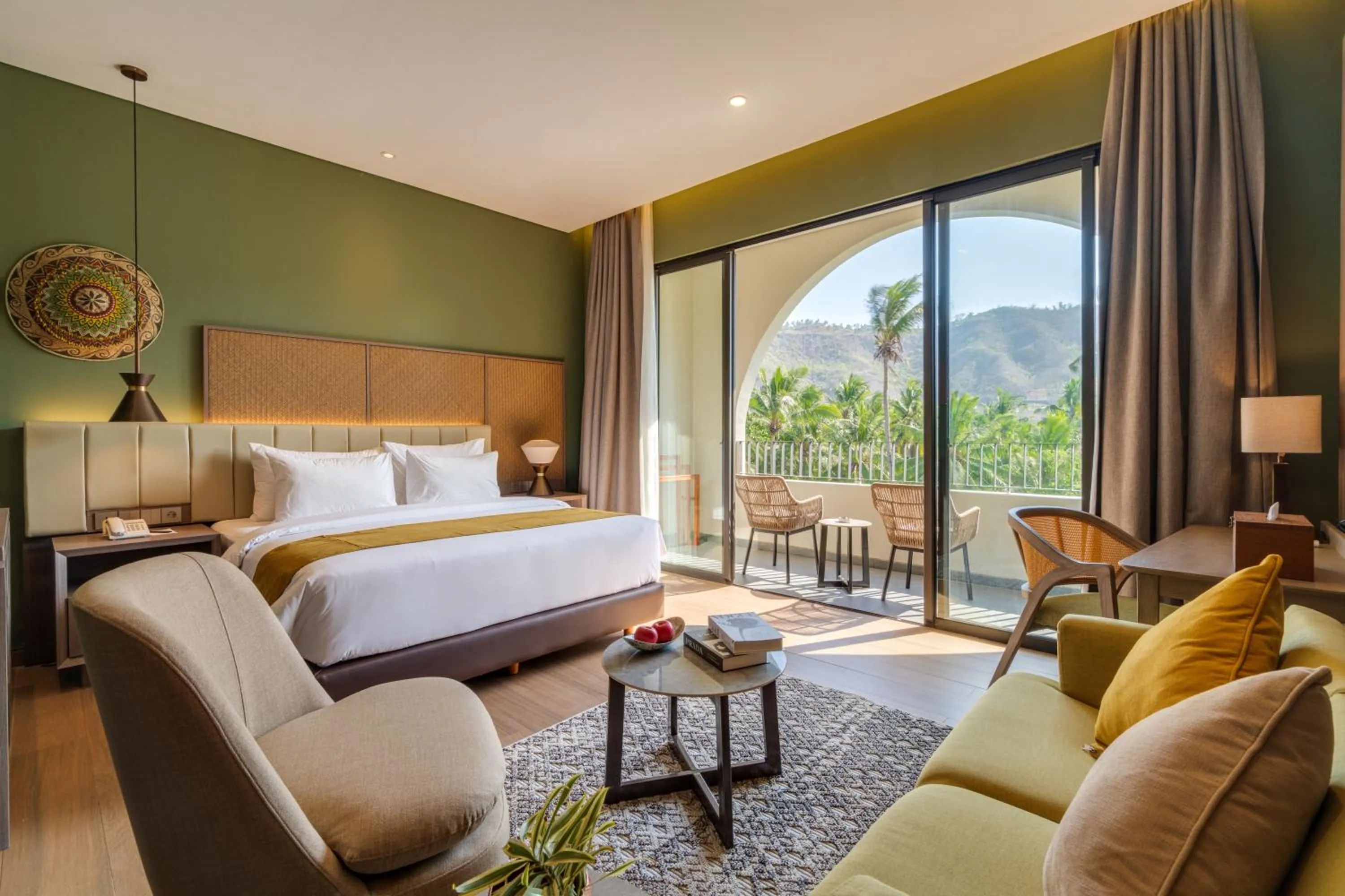 Bathroom, Bed in Sima Hotel Kuta Lombok