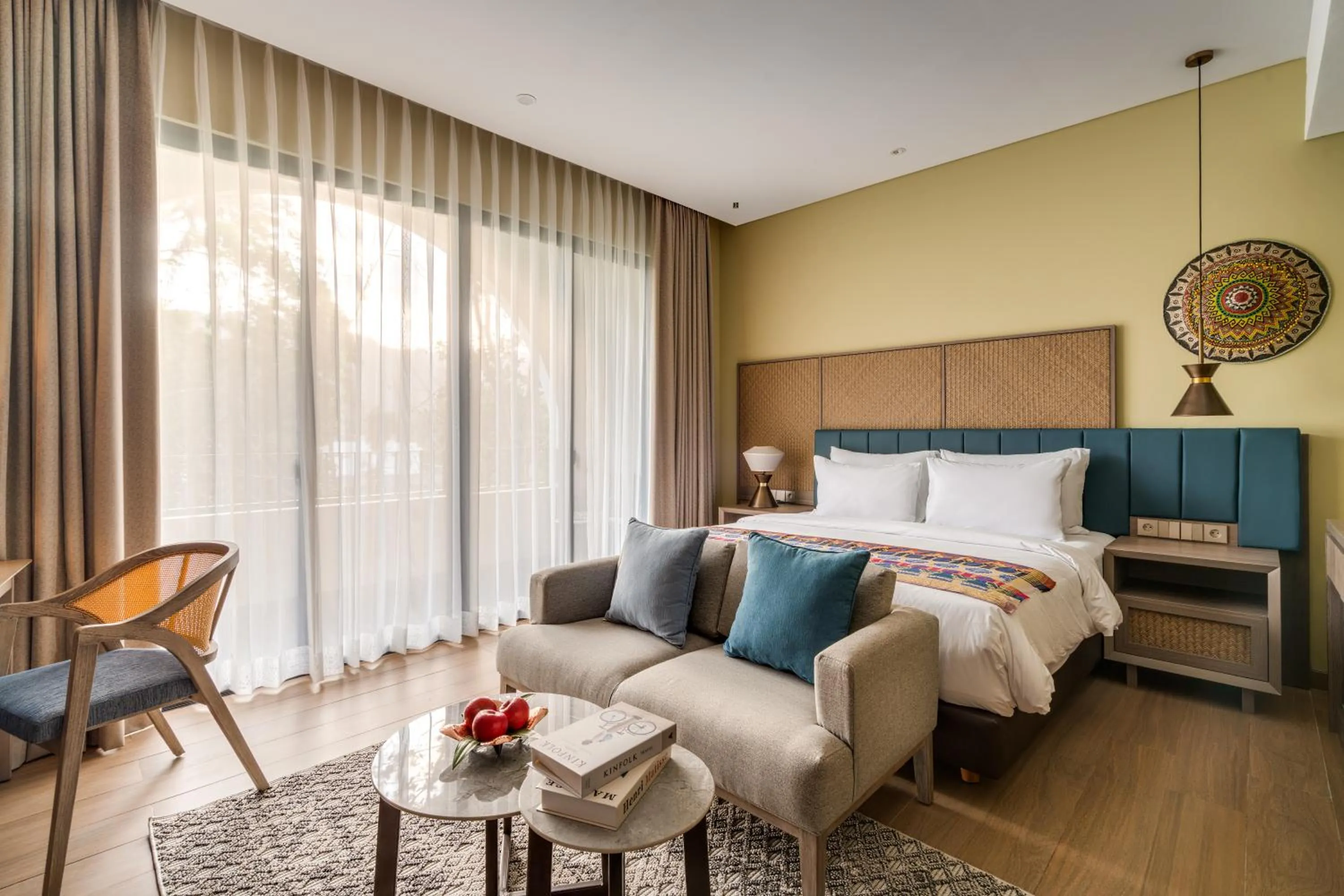 Bathroom, Bed in Sima Hotel Kuta Lombok